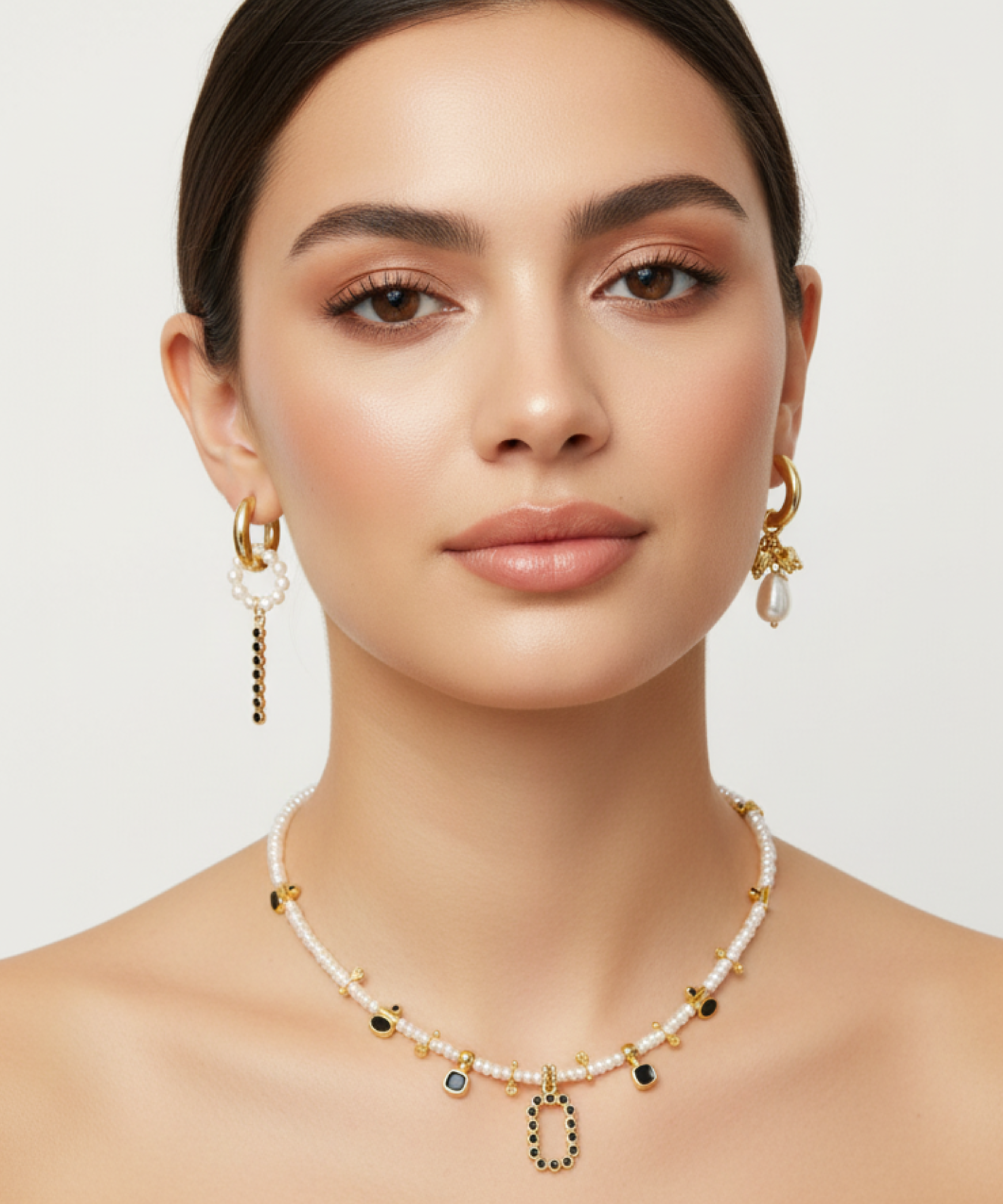 MIDNIGHT İNCİ KOLYE