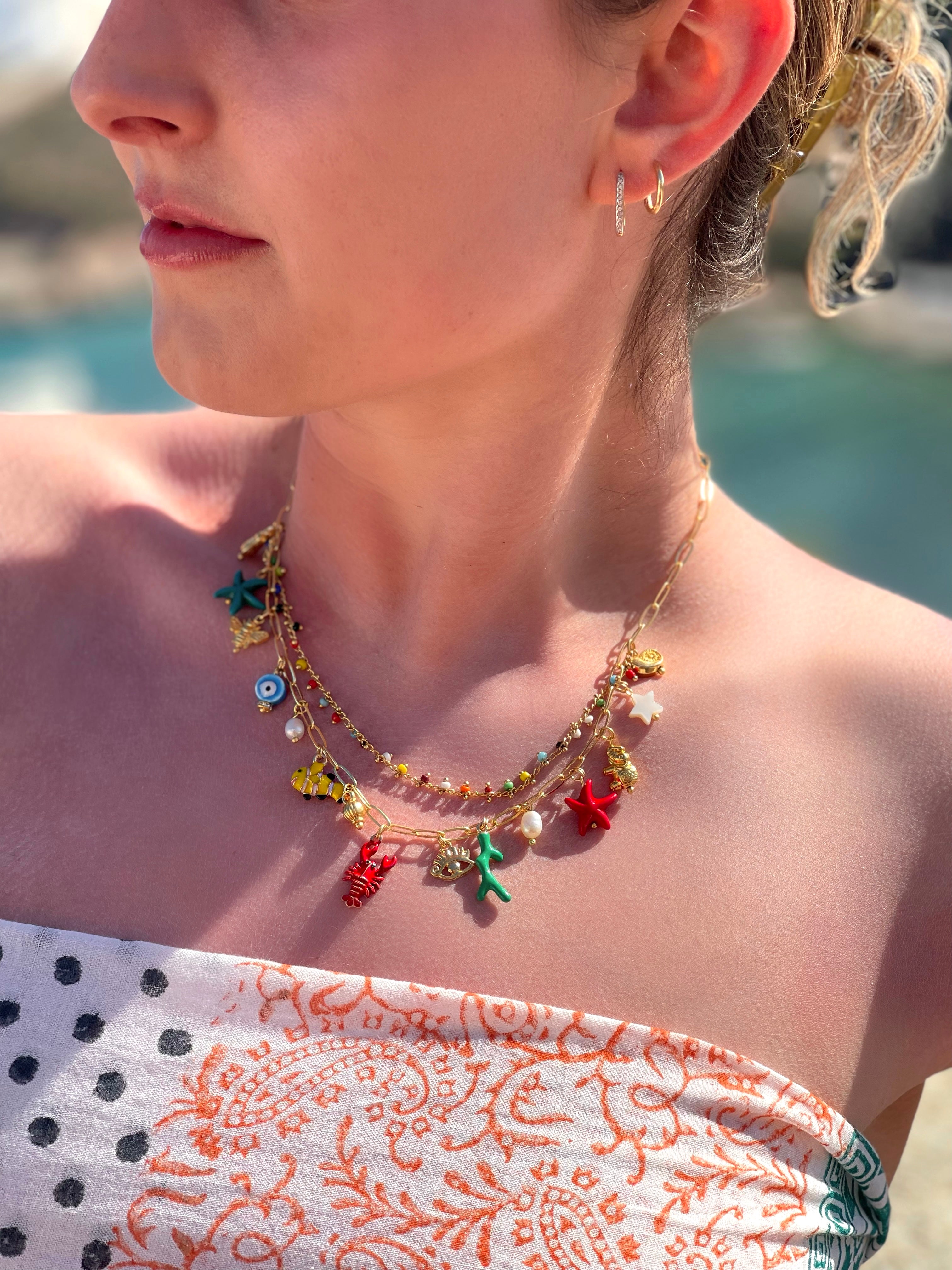 SALT & SAND CHARM NECKLACE