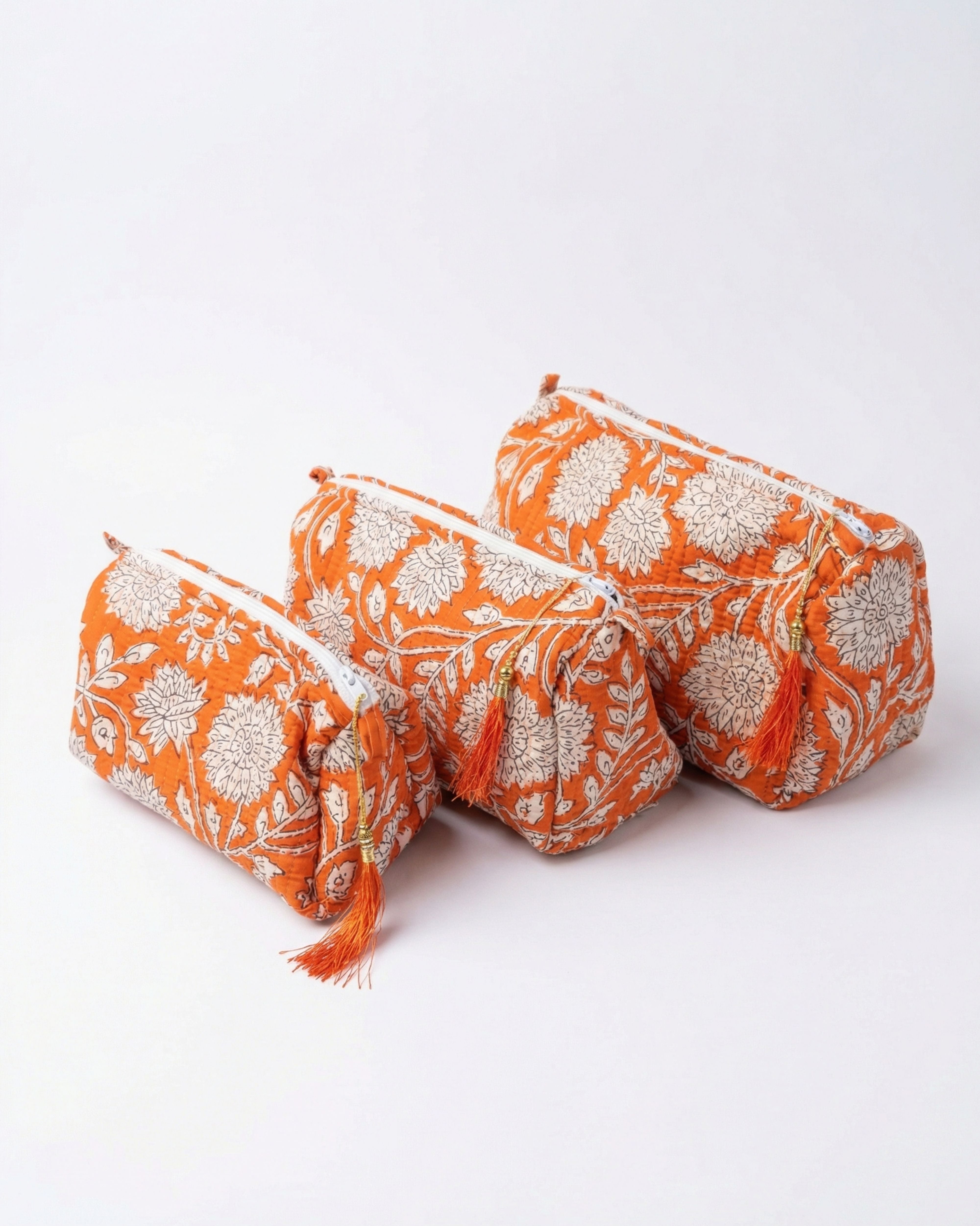 SUN GARDEN ORANGE POUCH SET