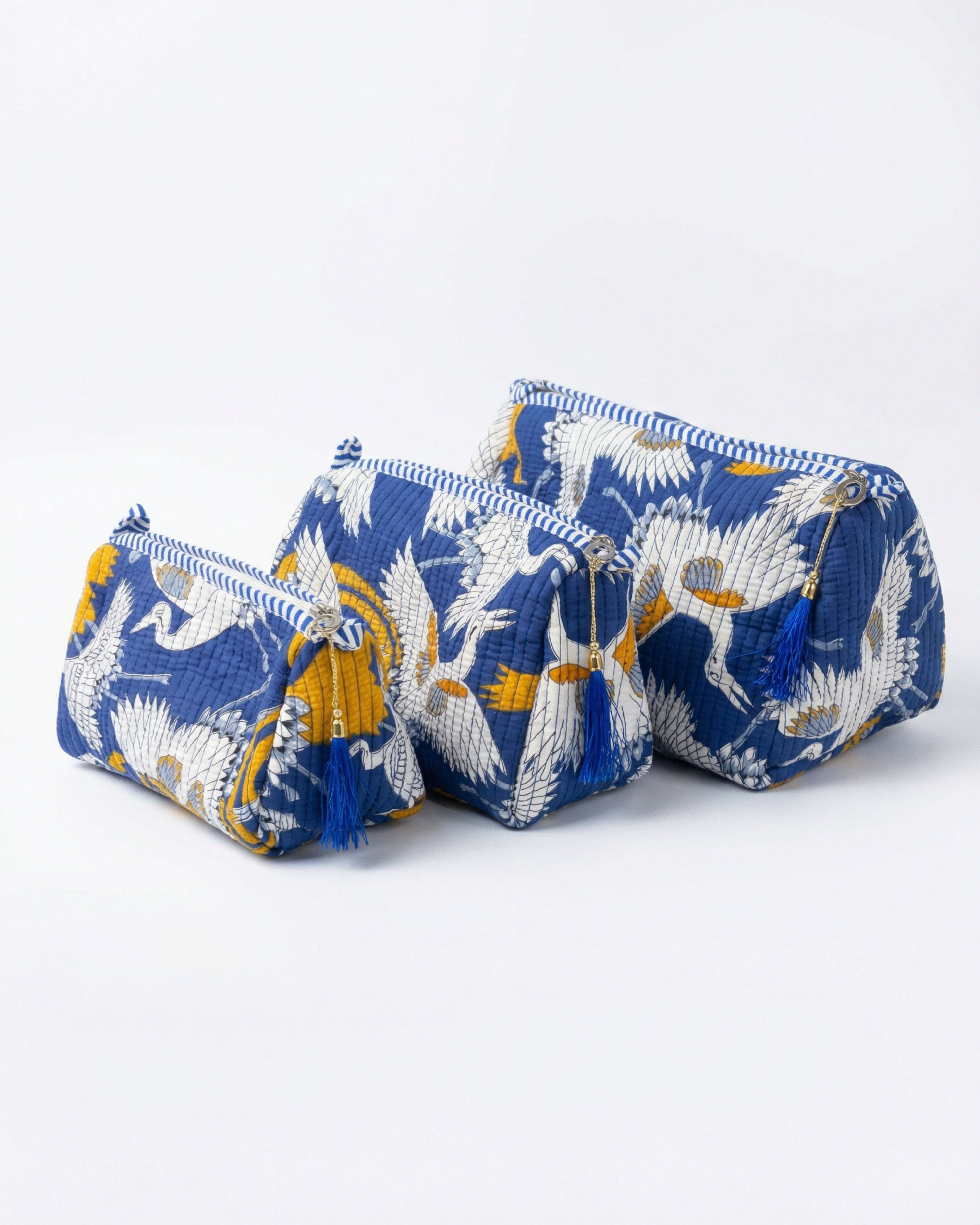 NOMAD STORK NAVY POUCH SET