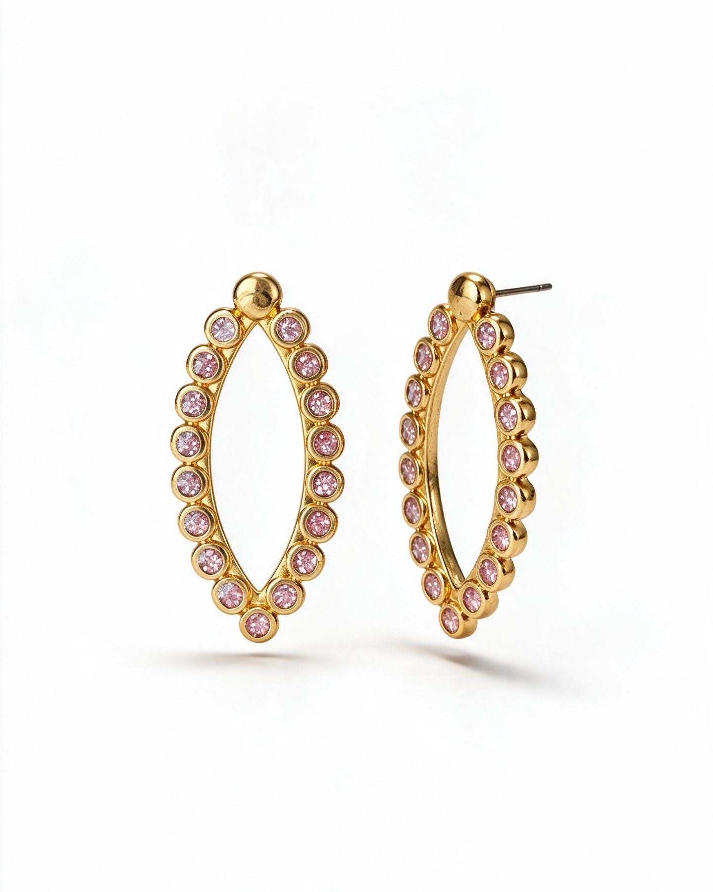 ROSÉ MARQUISE EARRINGS