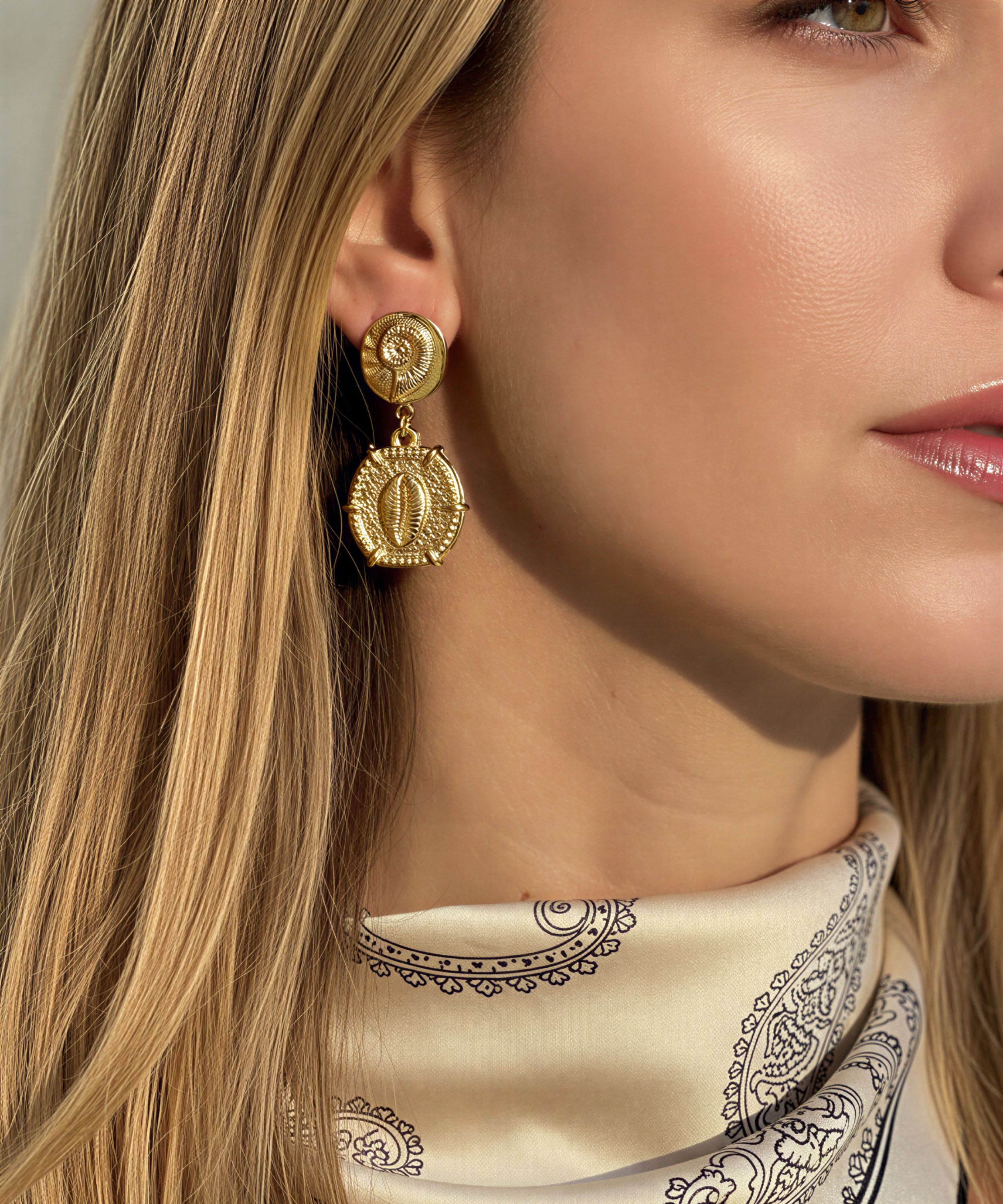 AMALFI DENİZ KABUĞU KÜPE