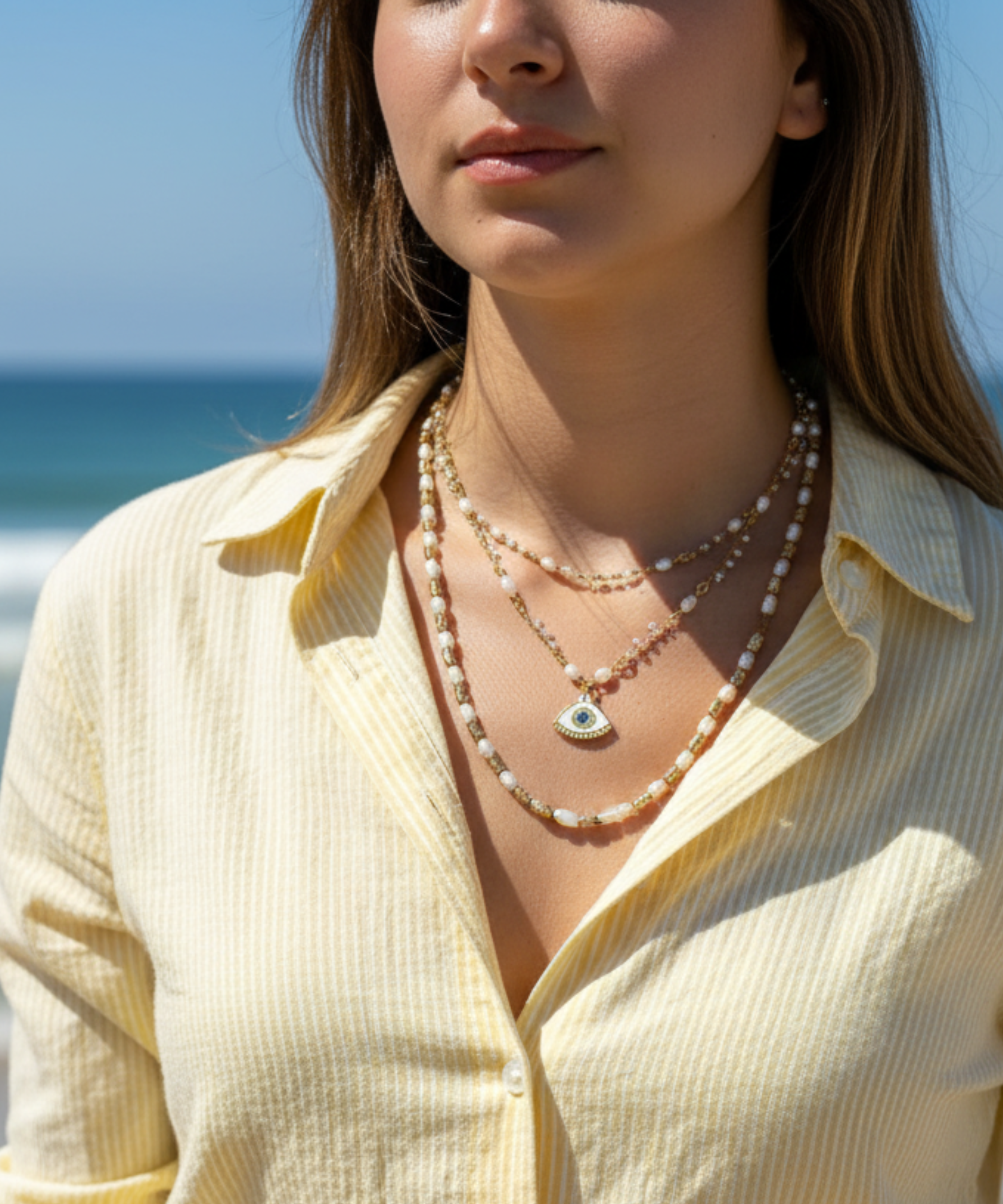 HERA GYPSY EVIL EYE NECKLACE