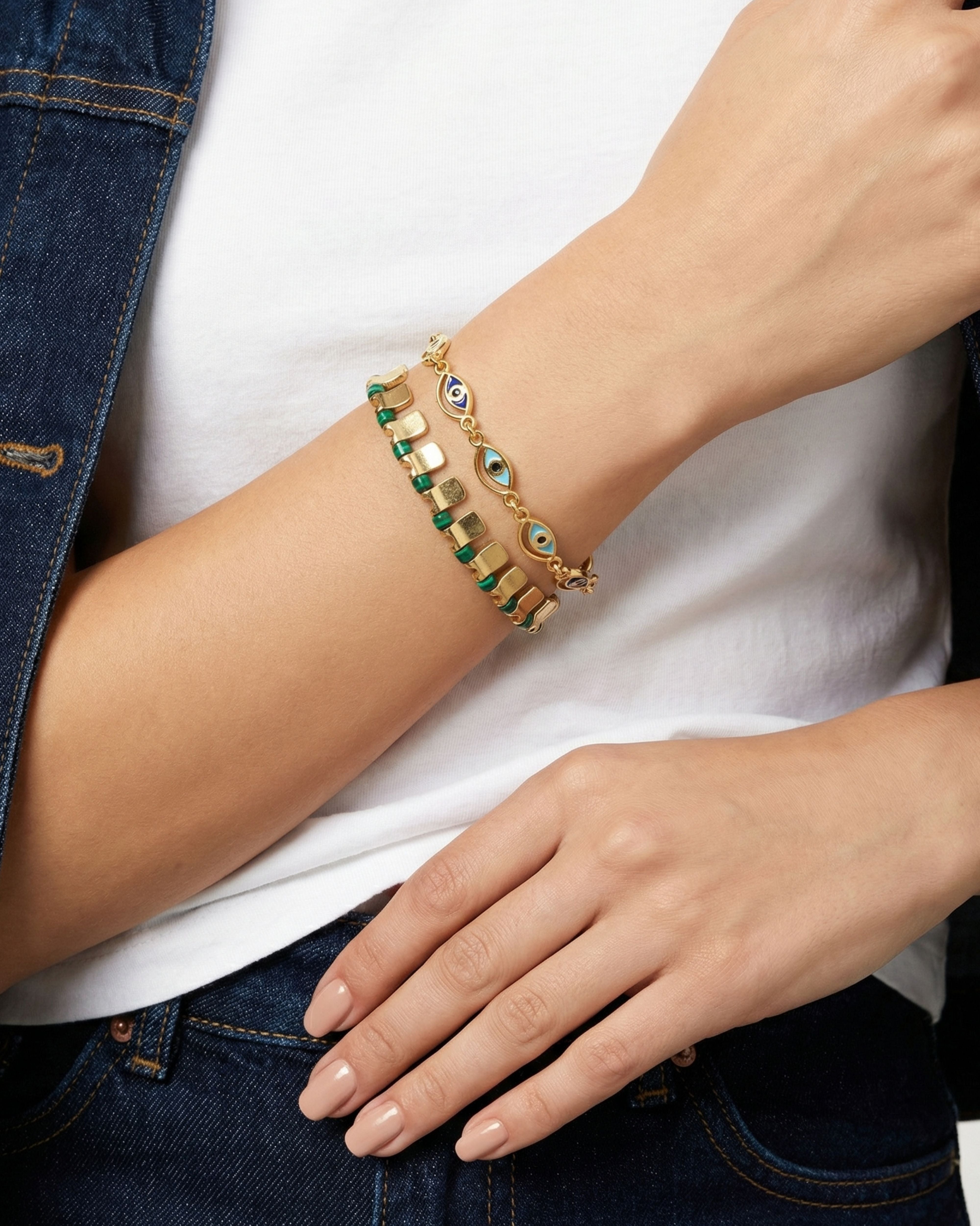 CLEOPATRA EVIL EYE BRACELET