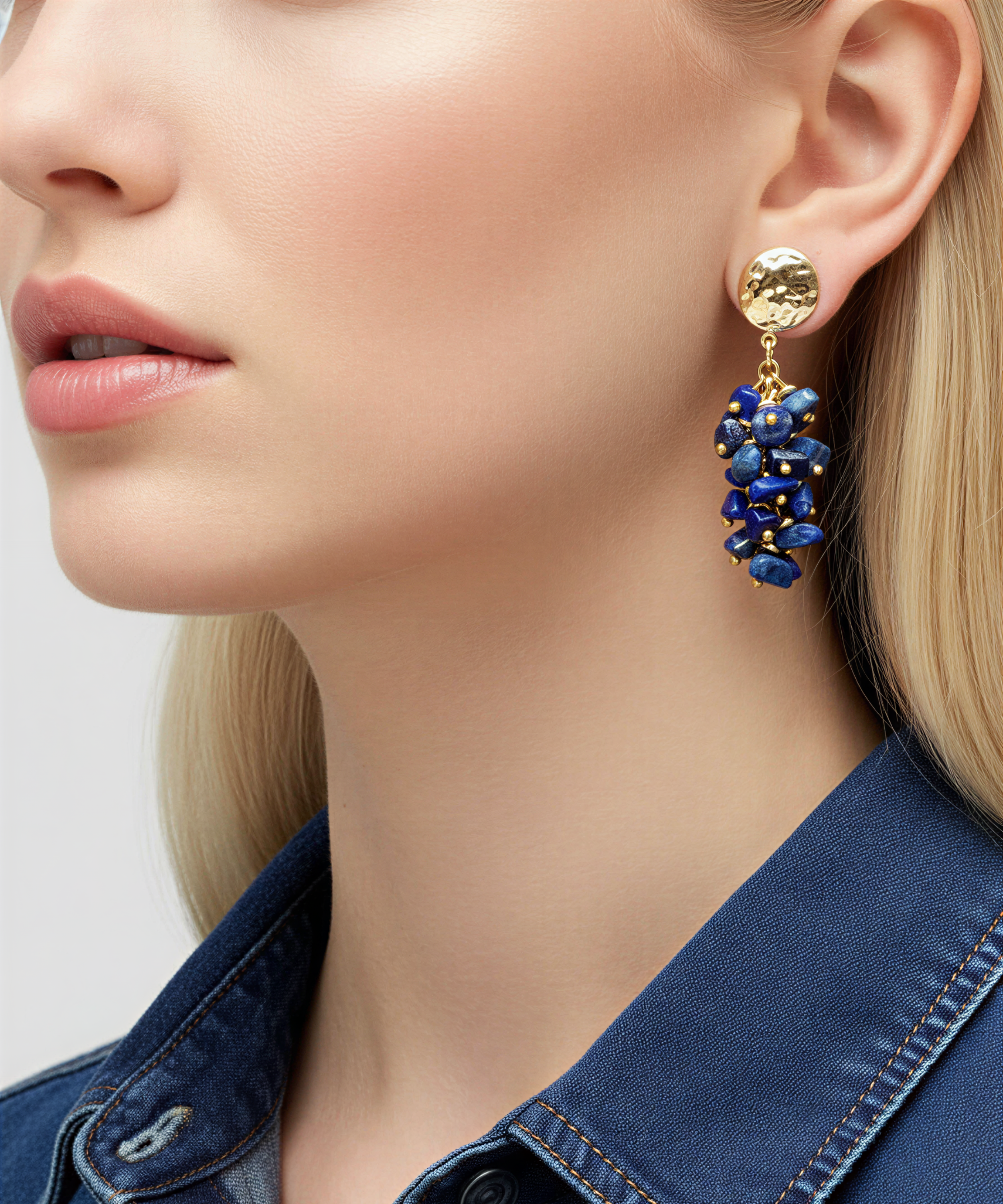 DANCING LAPIS EARRINGS