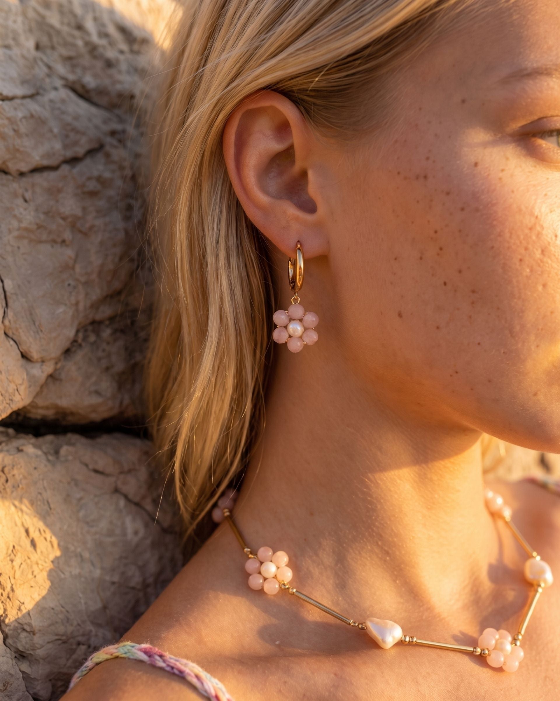 SUMMER BLOSSOM PINK EARRINGS