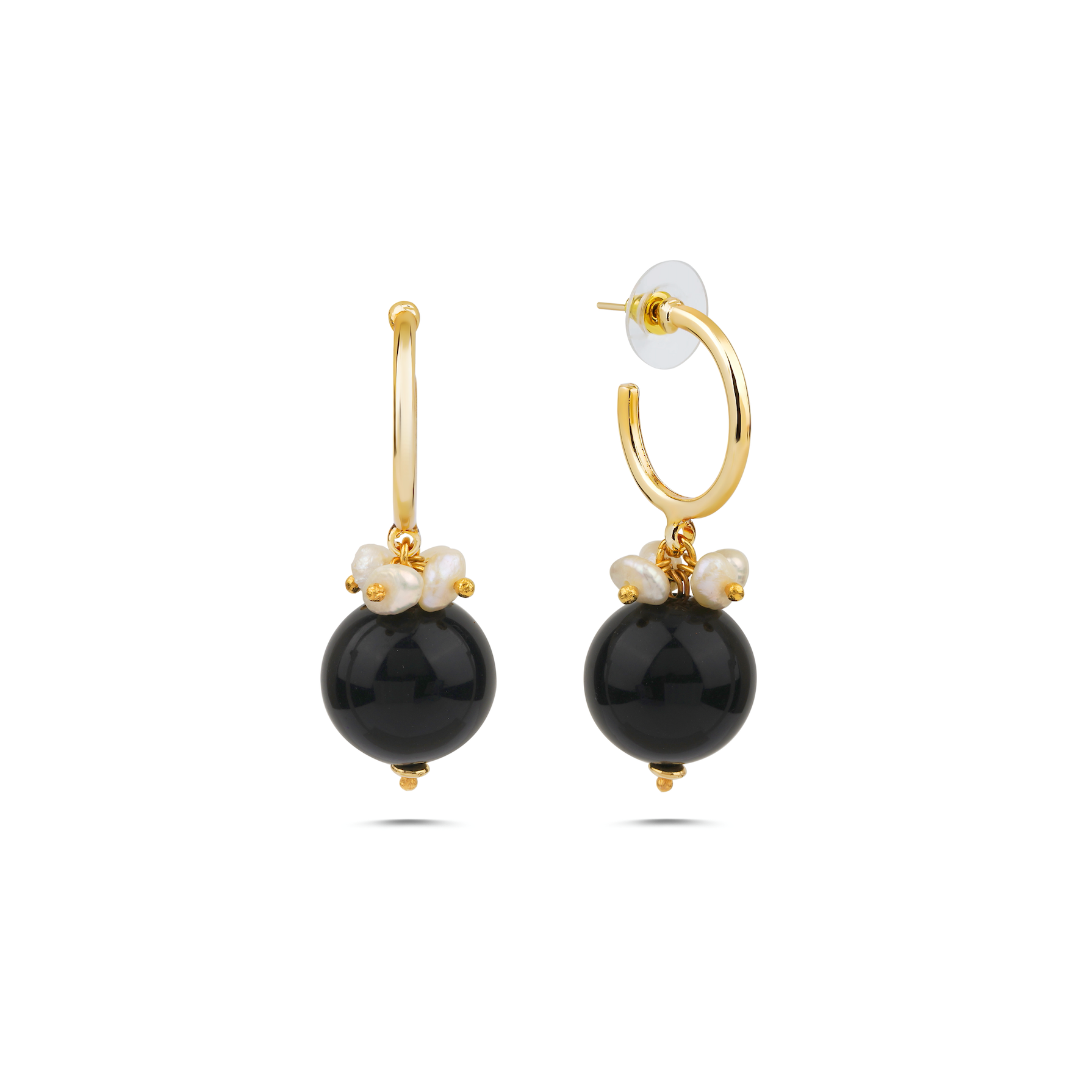 BONBON BLACK EARRINGS