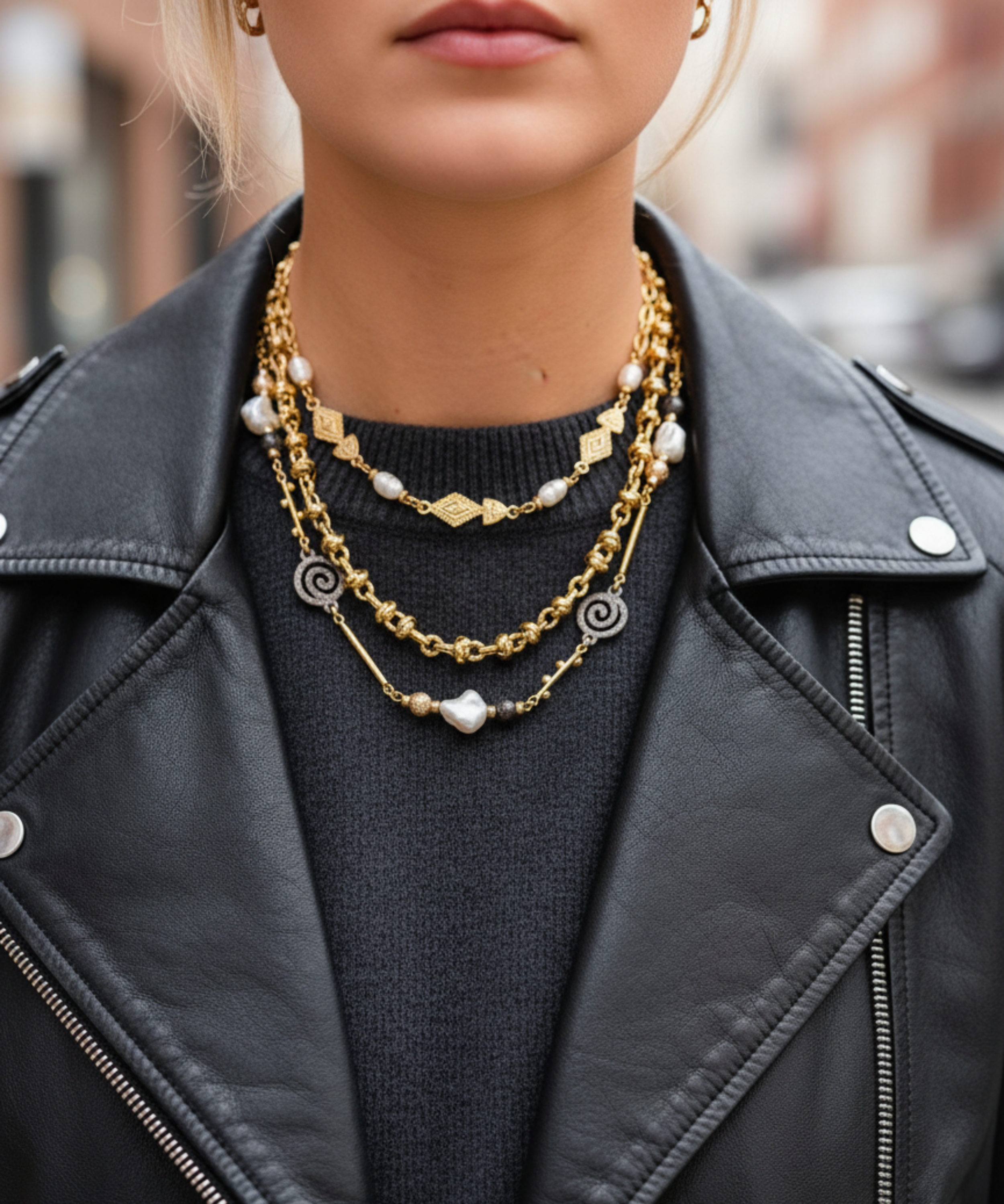 URARTU VOLCANO BAROQUE PEARL NECKLACE