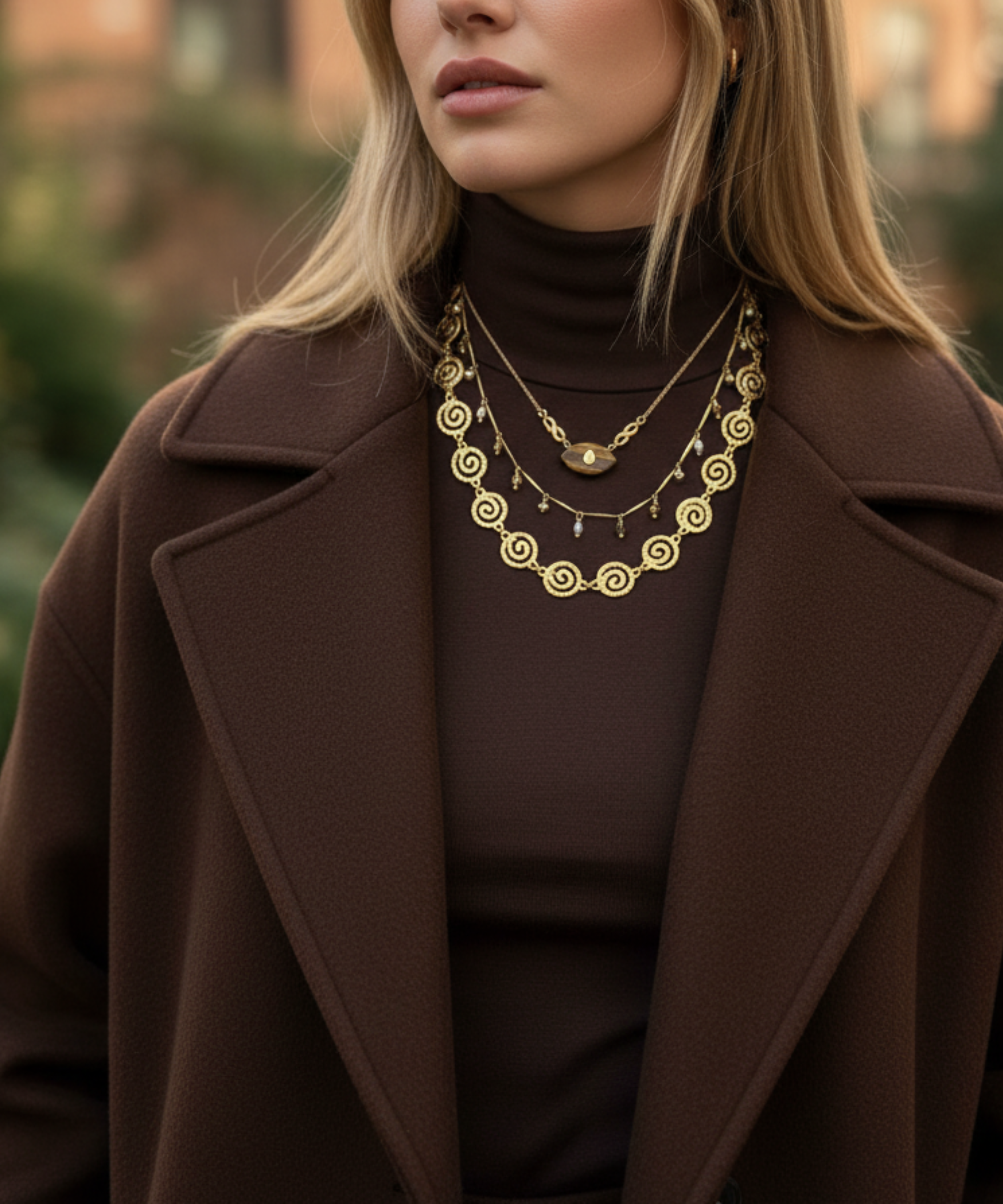 URARTU GOLD PLATED NECKLACE