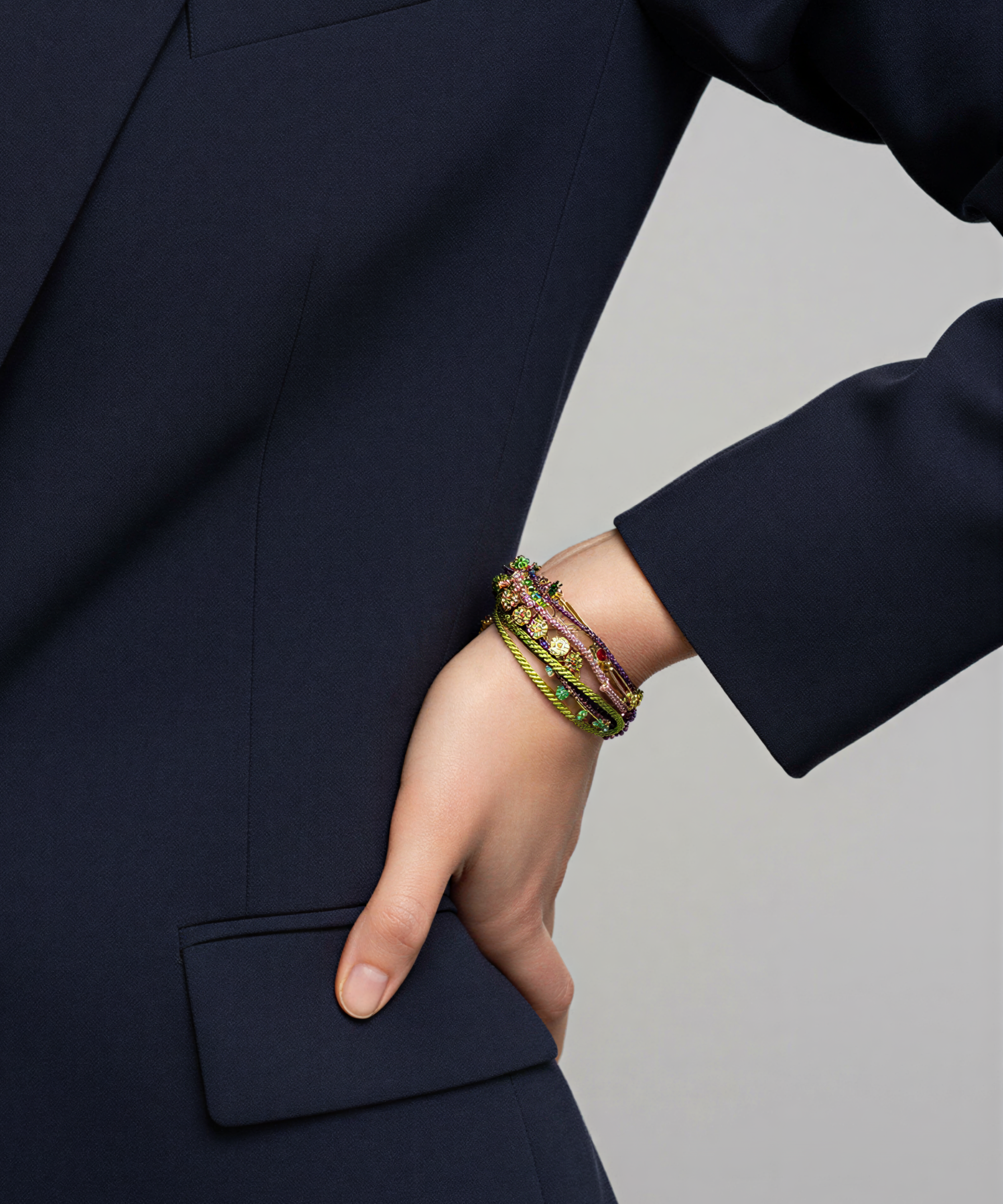 GYPSY YEŞİL İNCİLİ BİLEKLİK