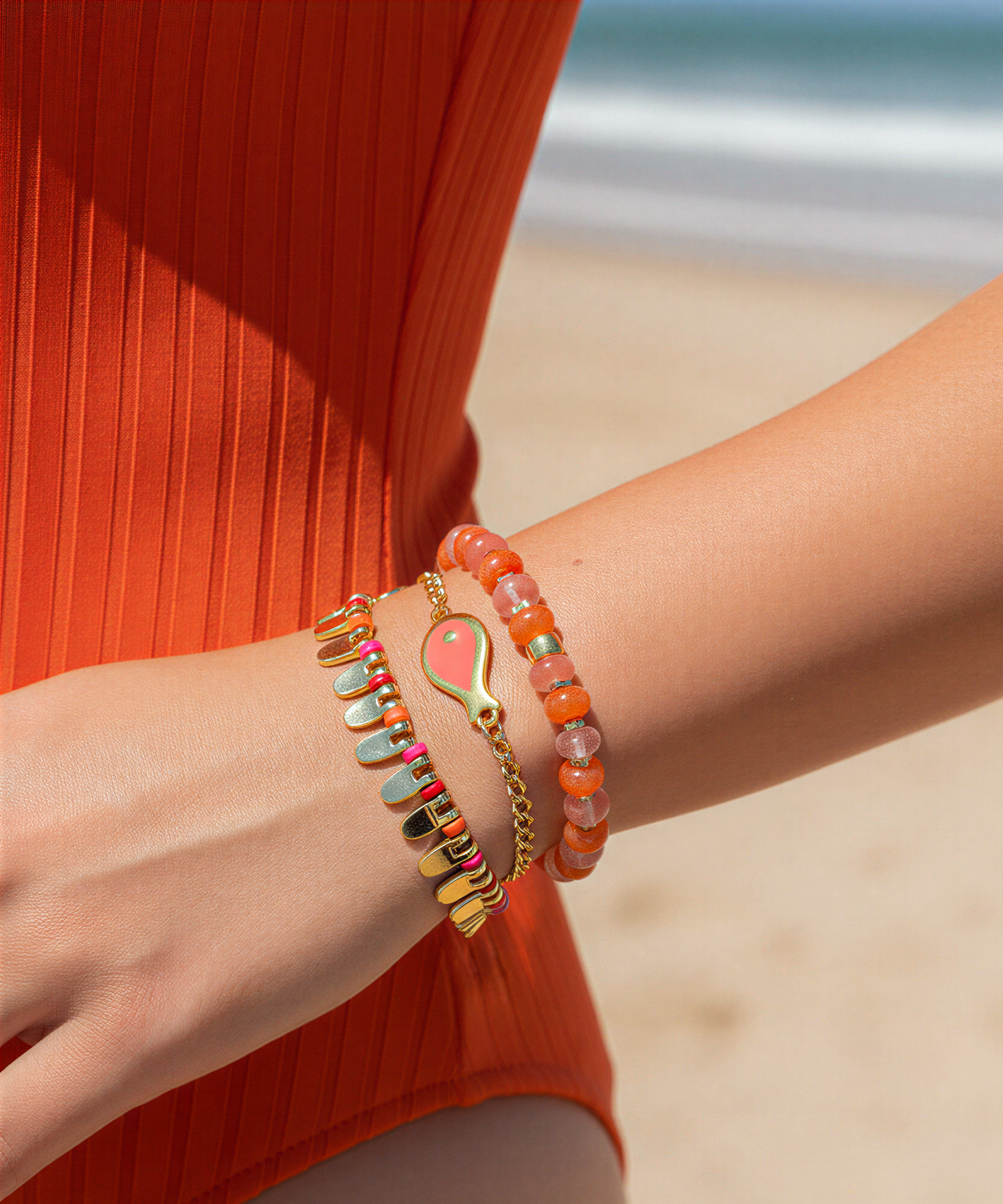 LAGUNA SUNSET NATURAL STONE BRACELET