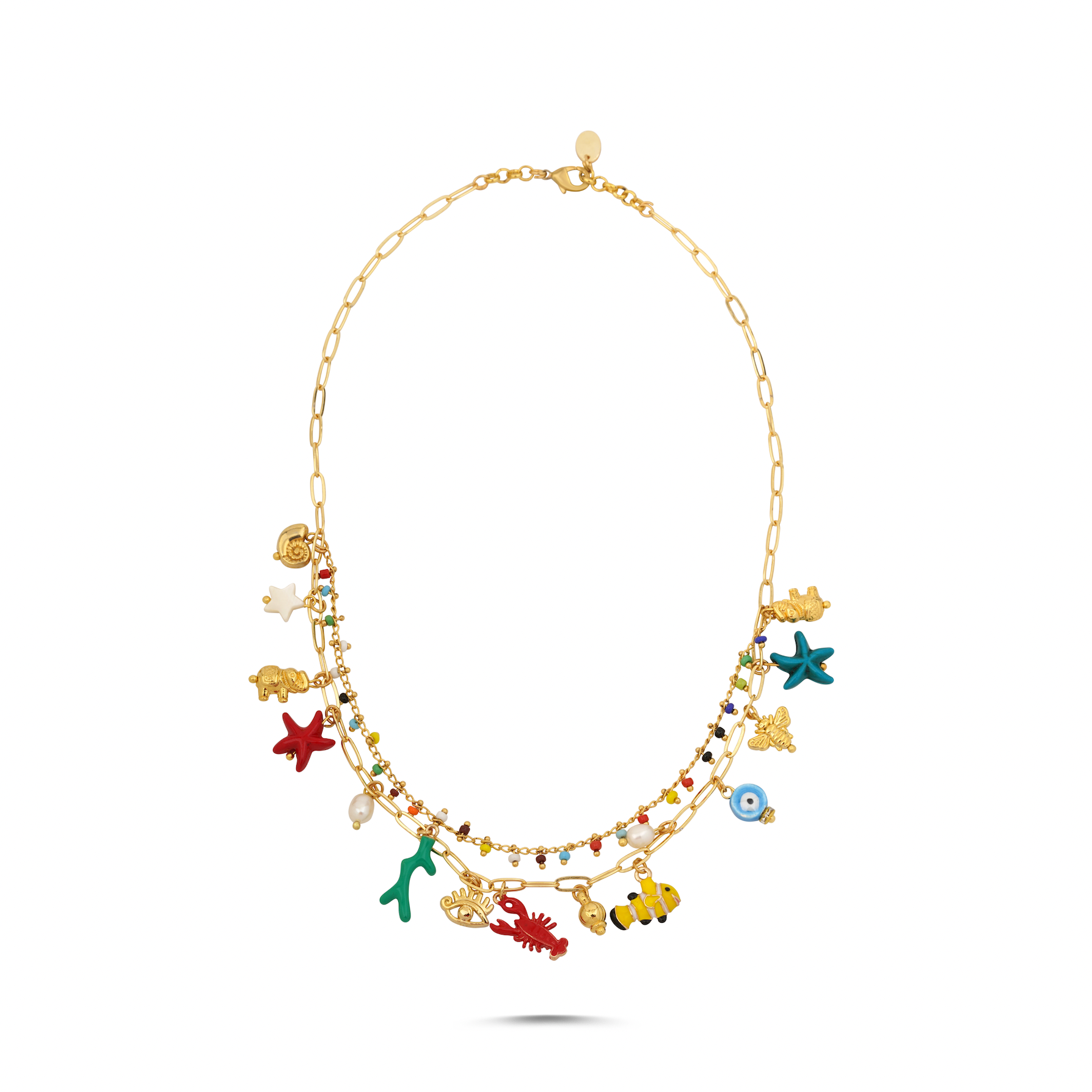 SALT & SAND CHARM NECKLACE