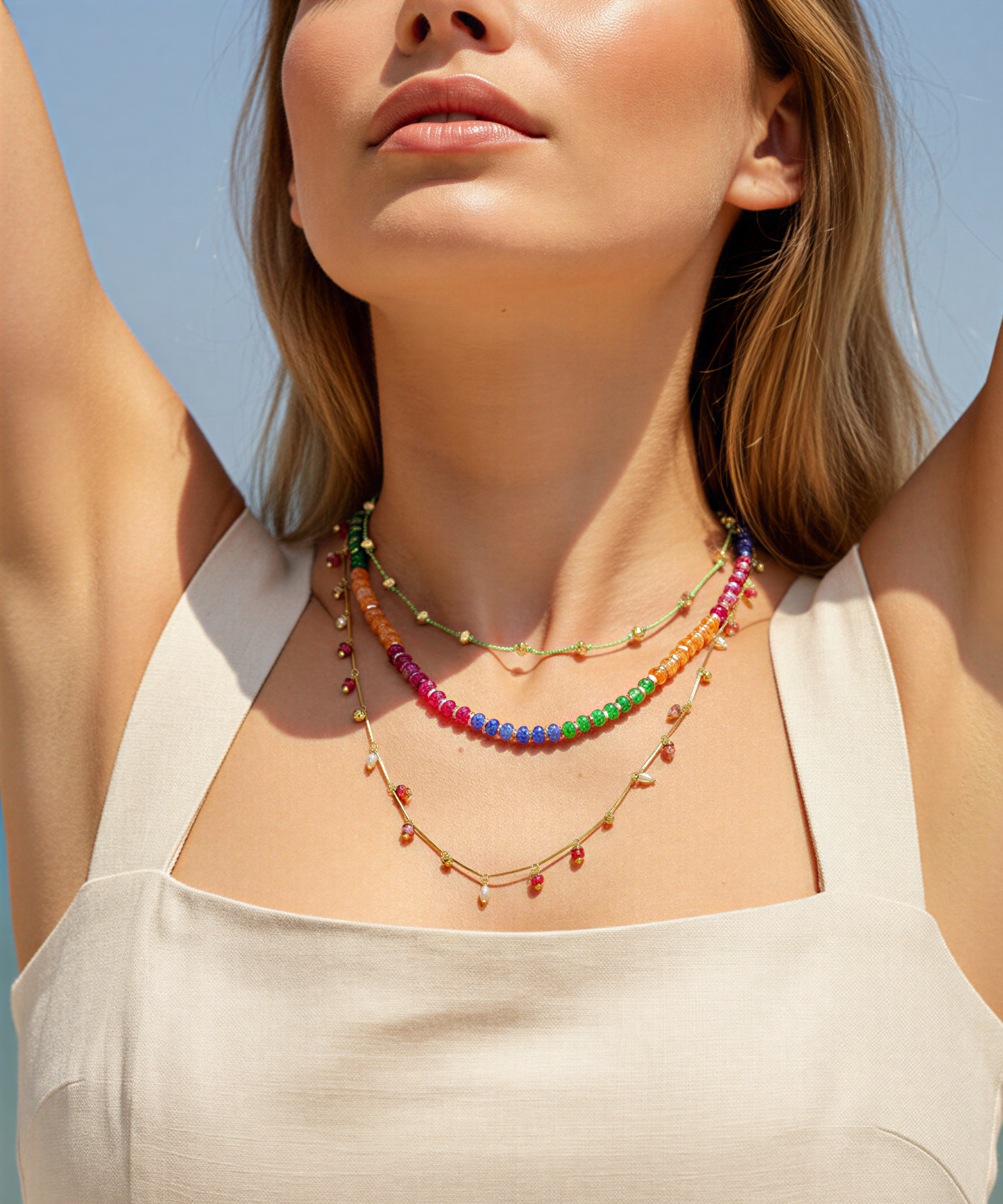 LAGUNA TROPIC NATURAL STONE NECKLACE