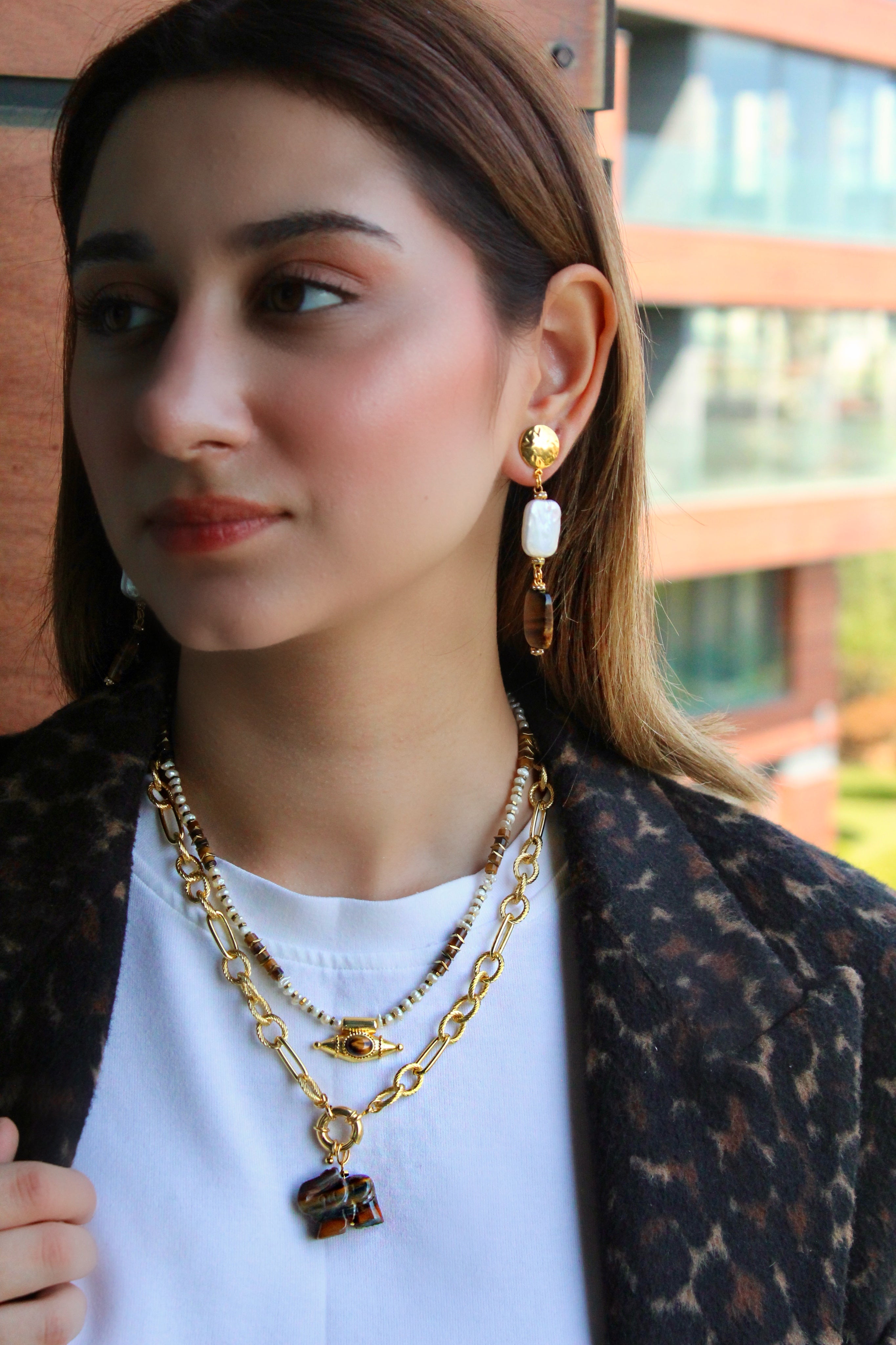 TIGER TUSK ZİNCİR KOLYE