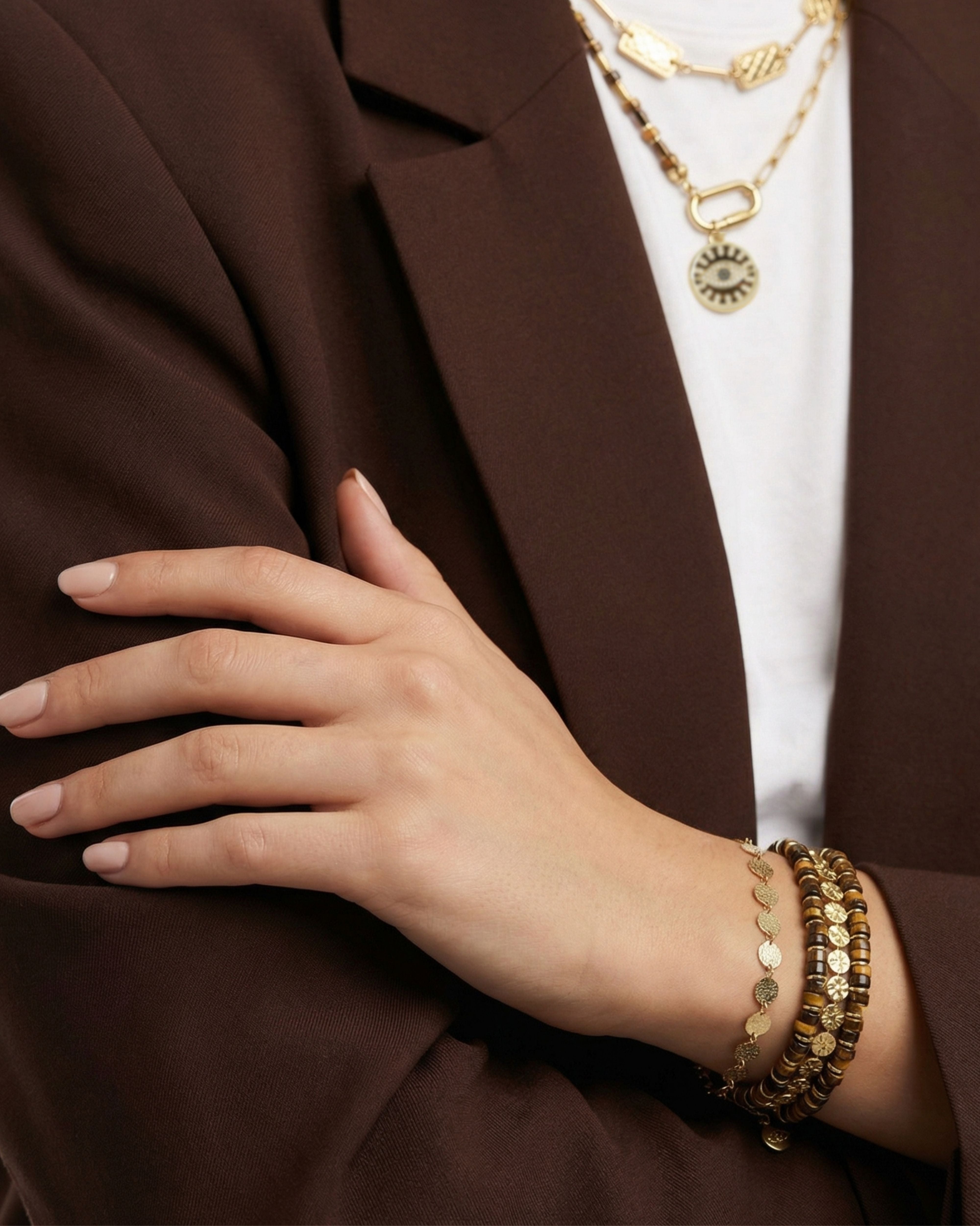 GRECO TIGER EYE BRACELET