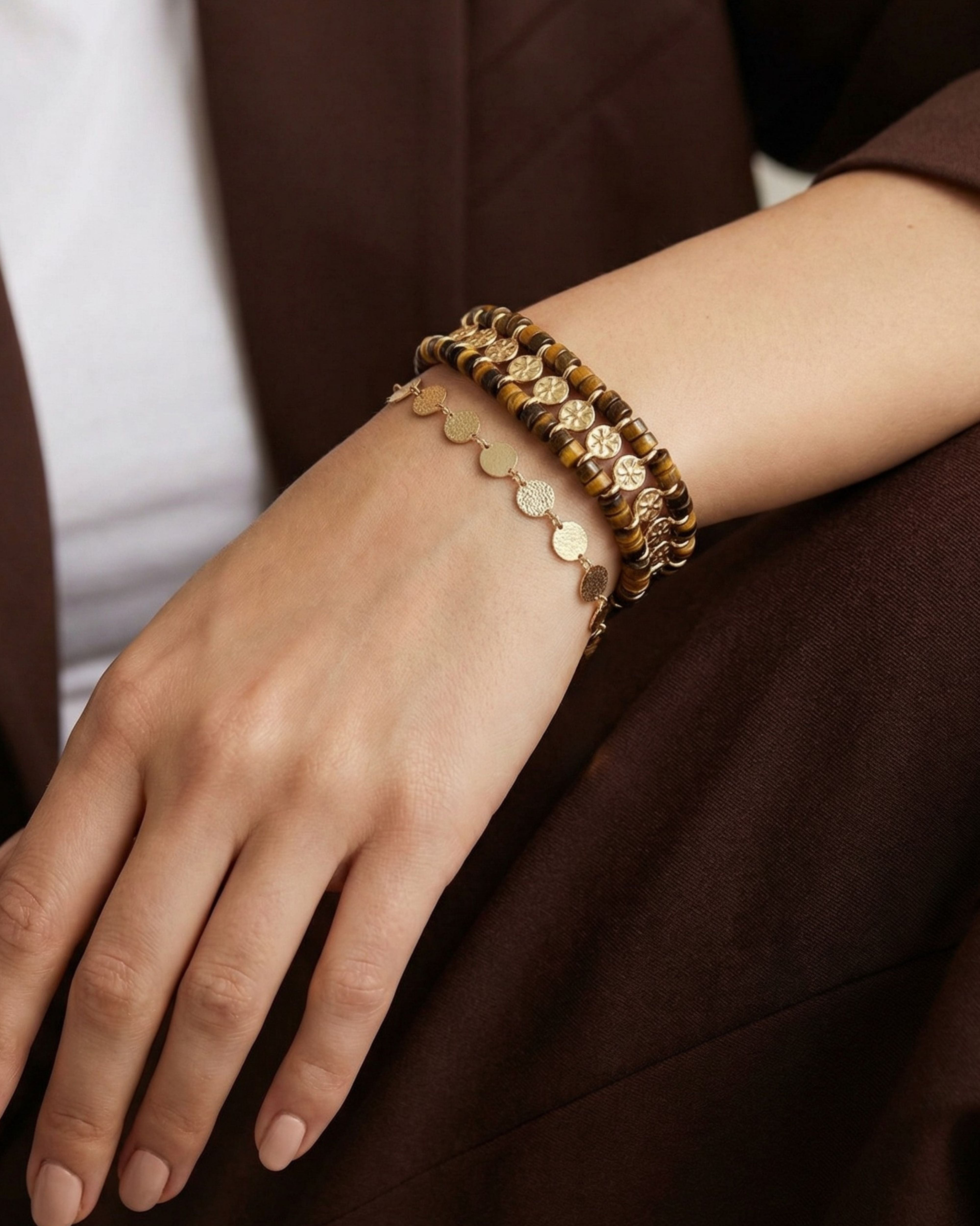 GRECO TIGER EYE BRACELET