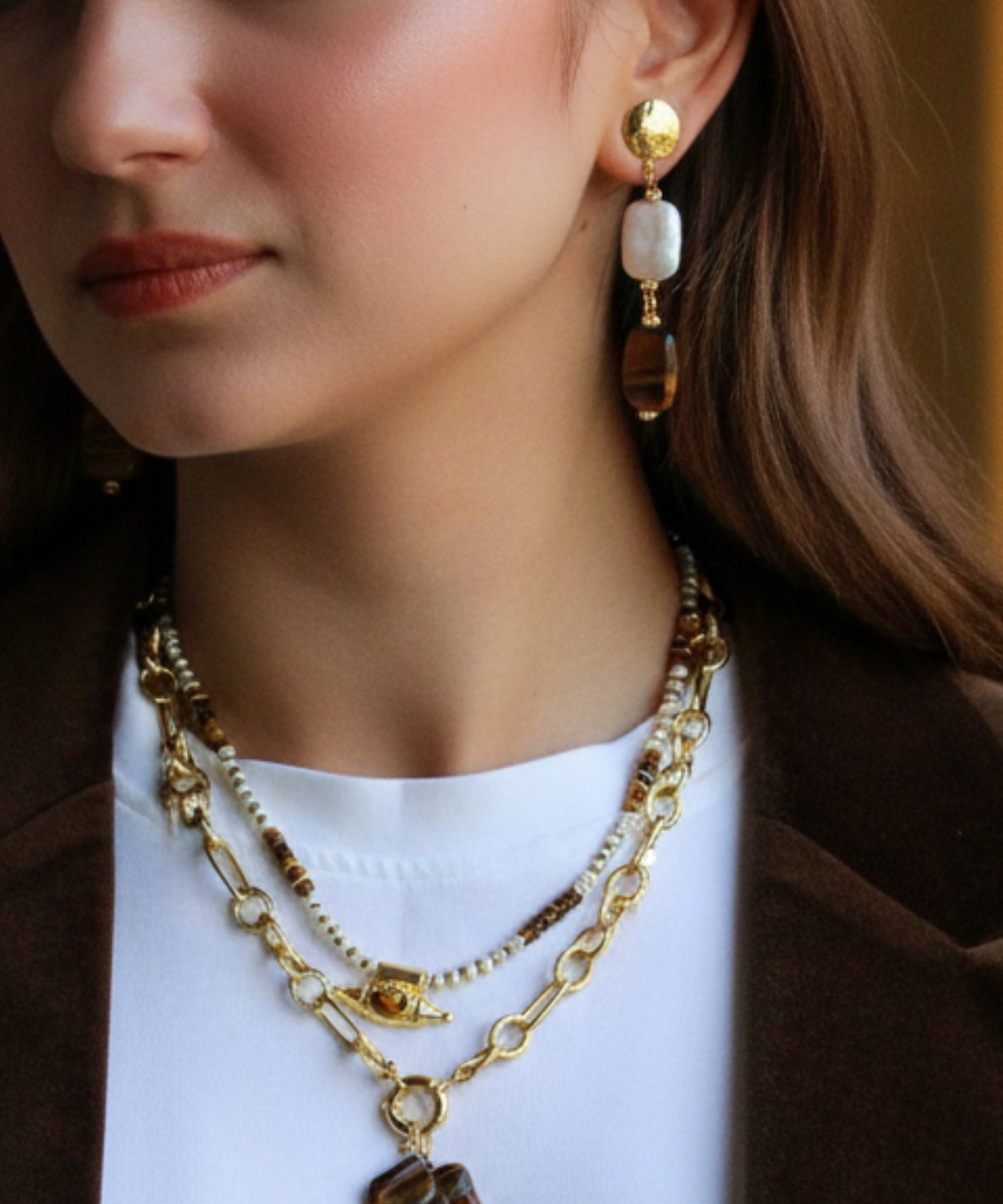 SOLARA AMBER EARRINGS