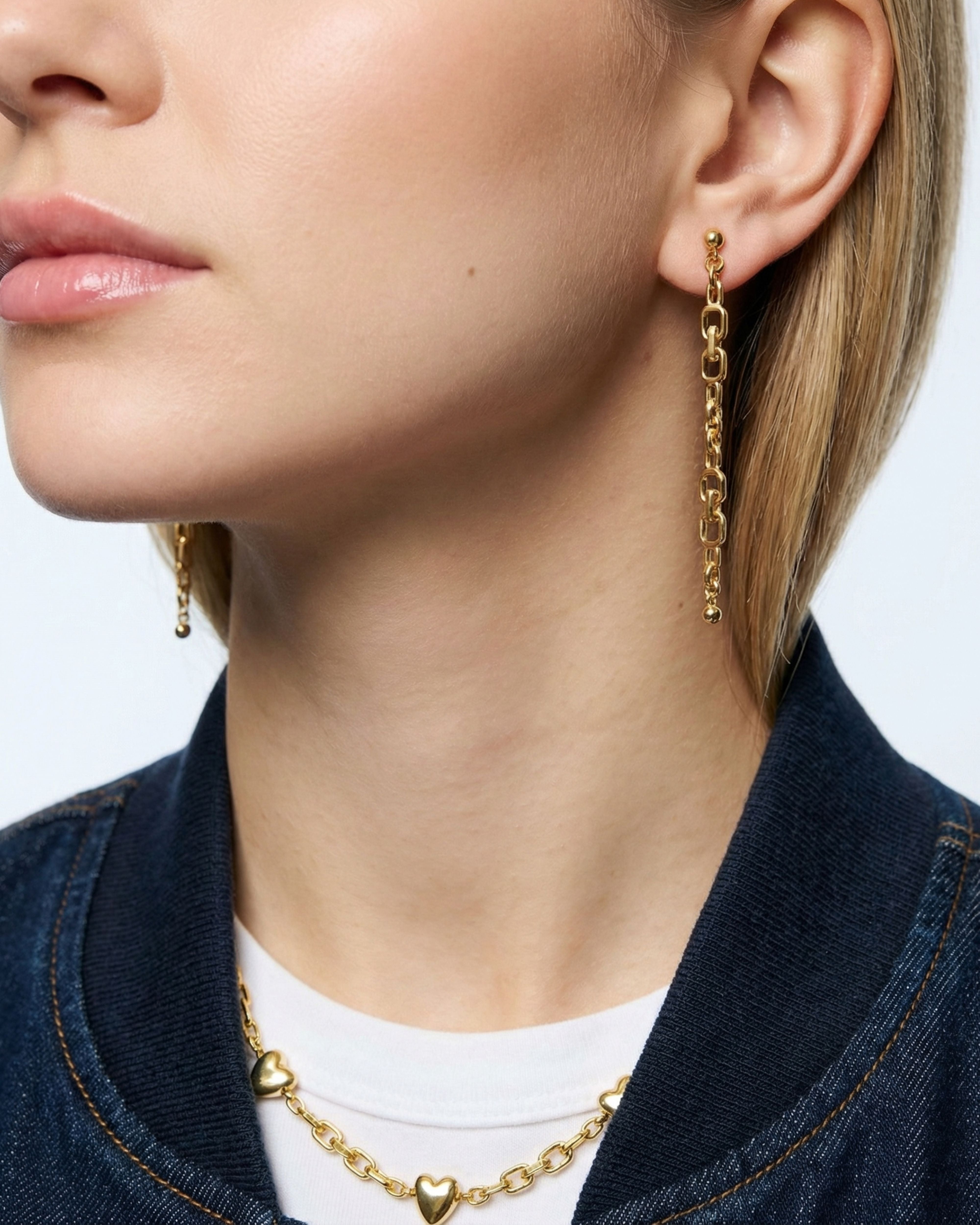 GOLDEN LINK EARRINGS