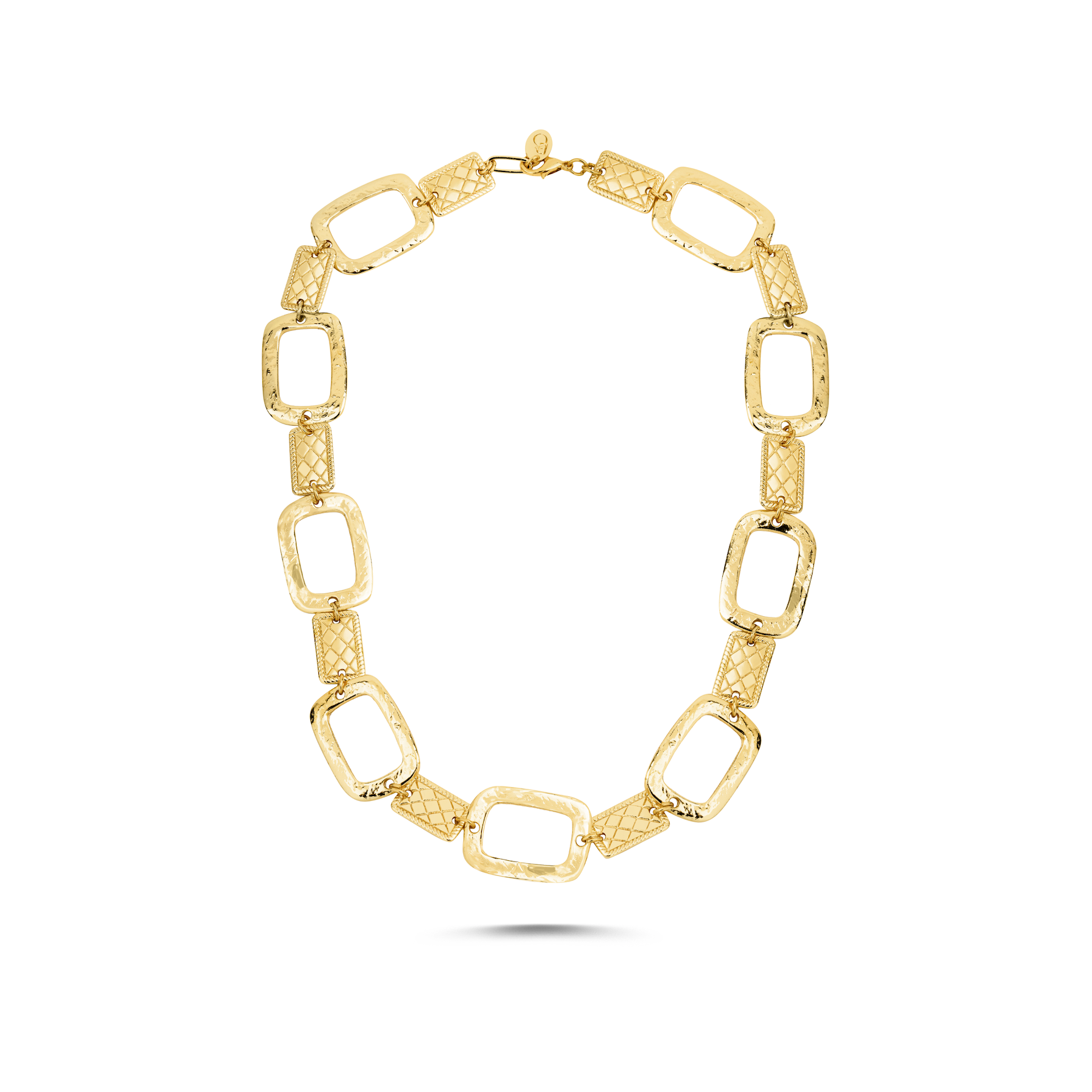 GOLDEN FRAME GOLD PLATED NECKLACE