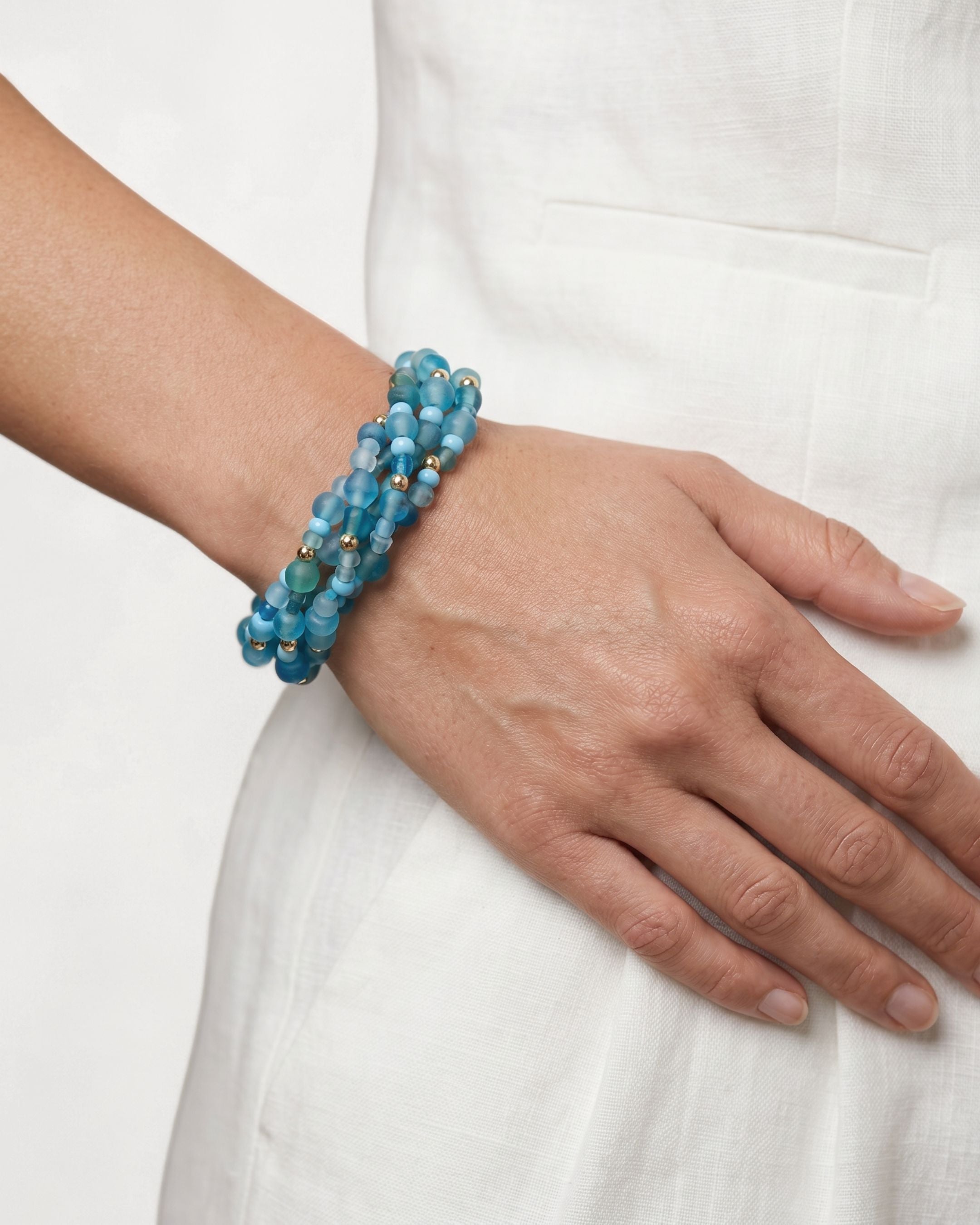 GYPSET OCEAN BLUE NATURAL STONE BRACELET