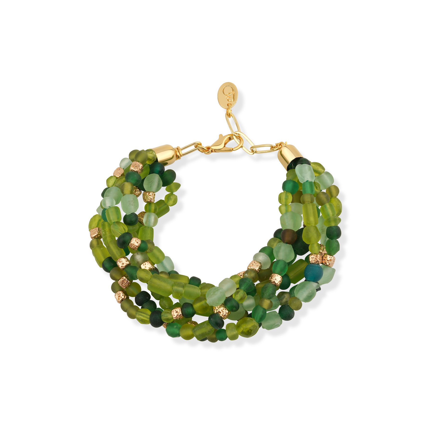 GYPSET PALM GREEN NATURAL STONE BRACELET