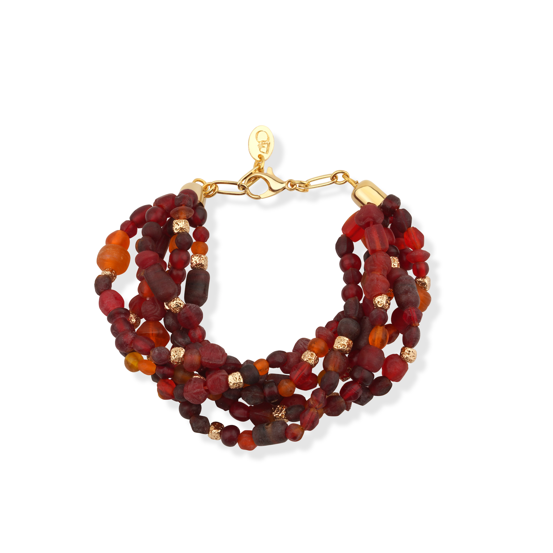 GYPSET SUNSET RED NATURAL STONE BRACELET