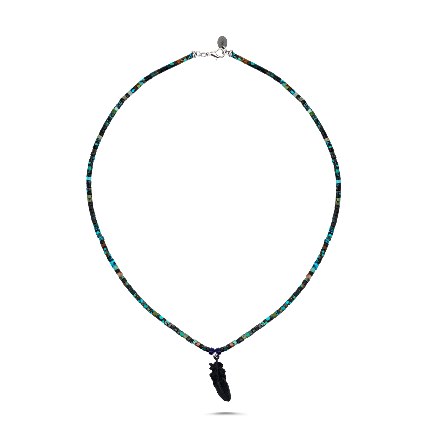 MILOS NATURAL STONE LONG NECKLACE