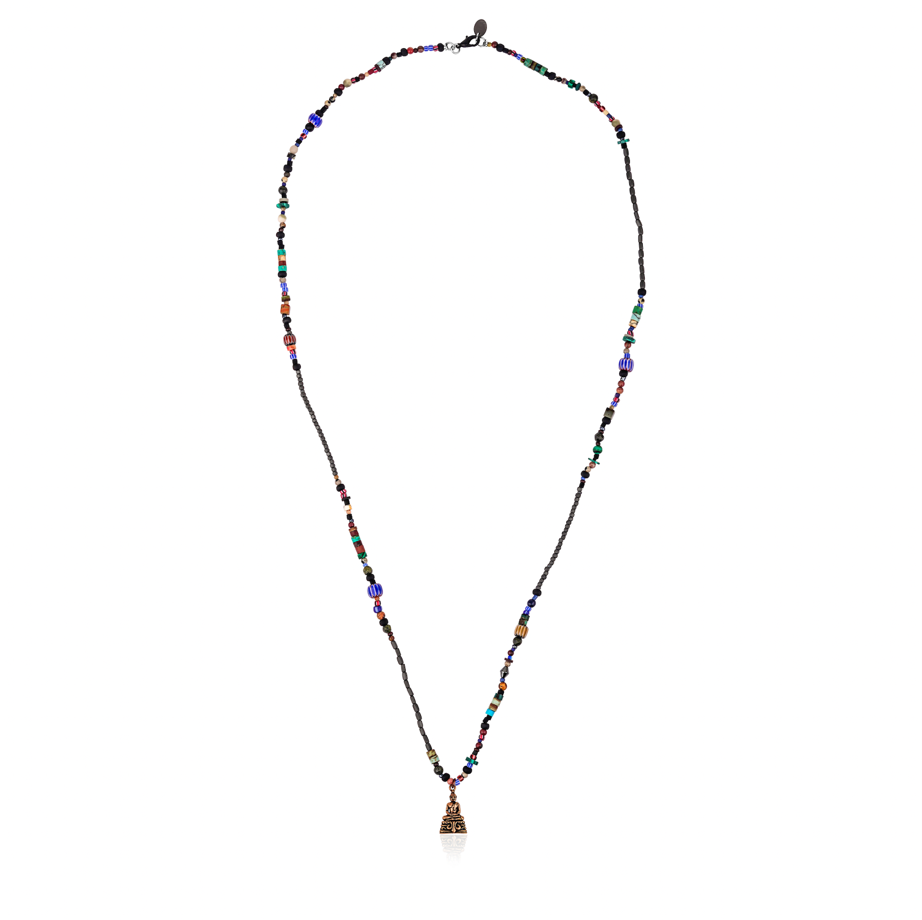 KARMA NATURAL STONE LONG NECKLACE