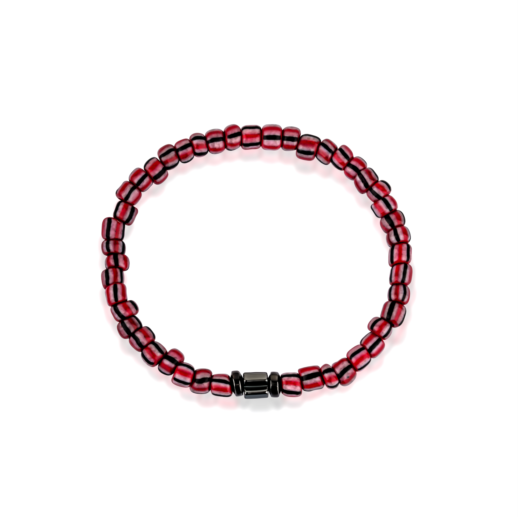 RETRO GLASS BEADED BRACELET