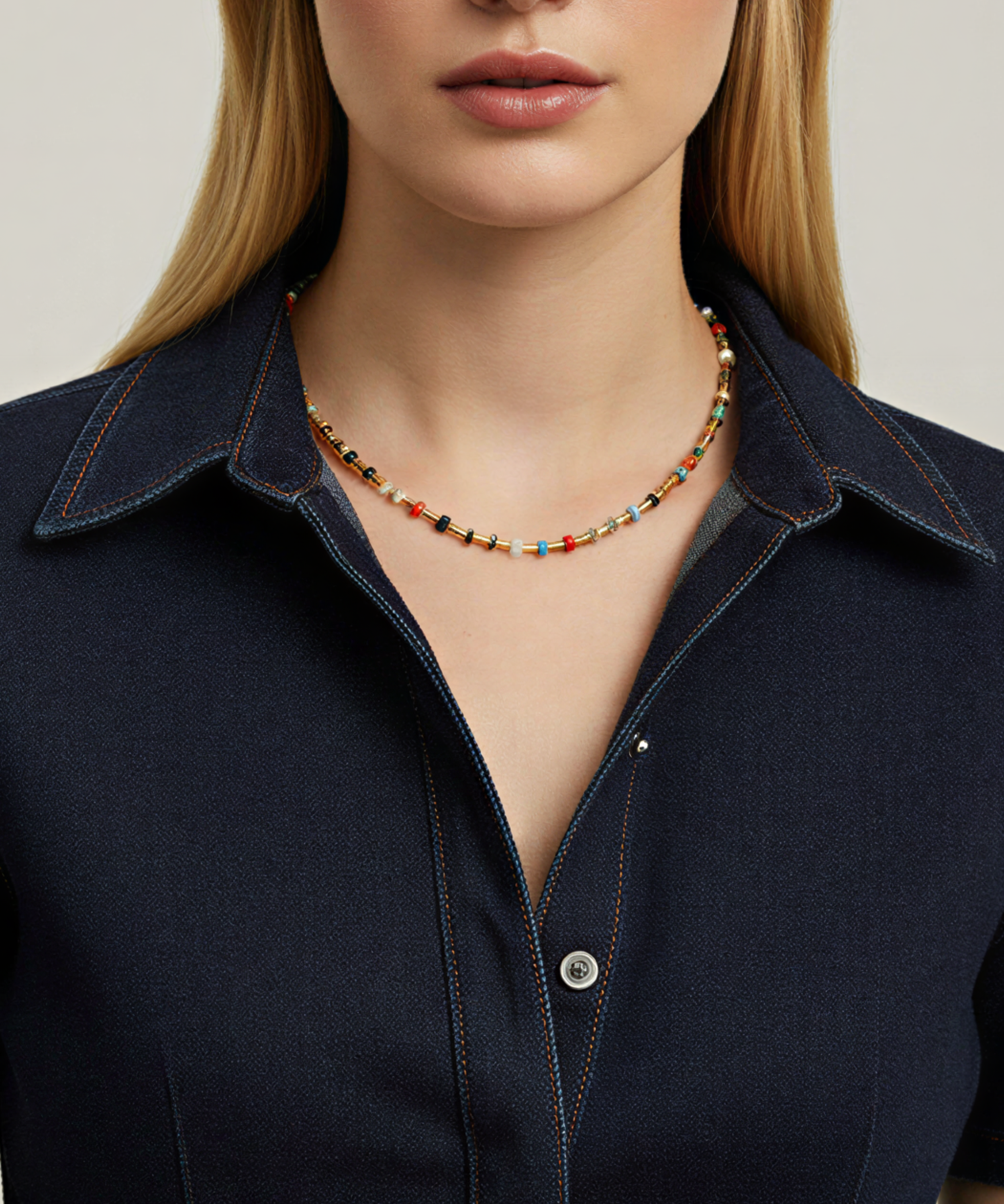 MIXED COLOR NECKLACE