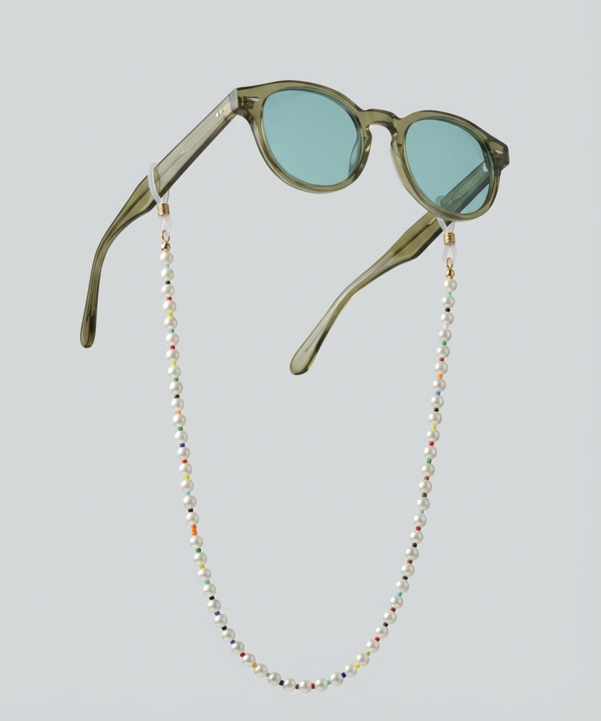 RAINBOW PEARL GLASSES CHAIN