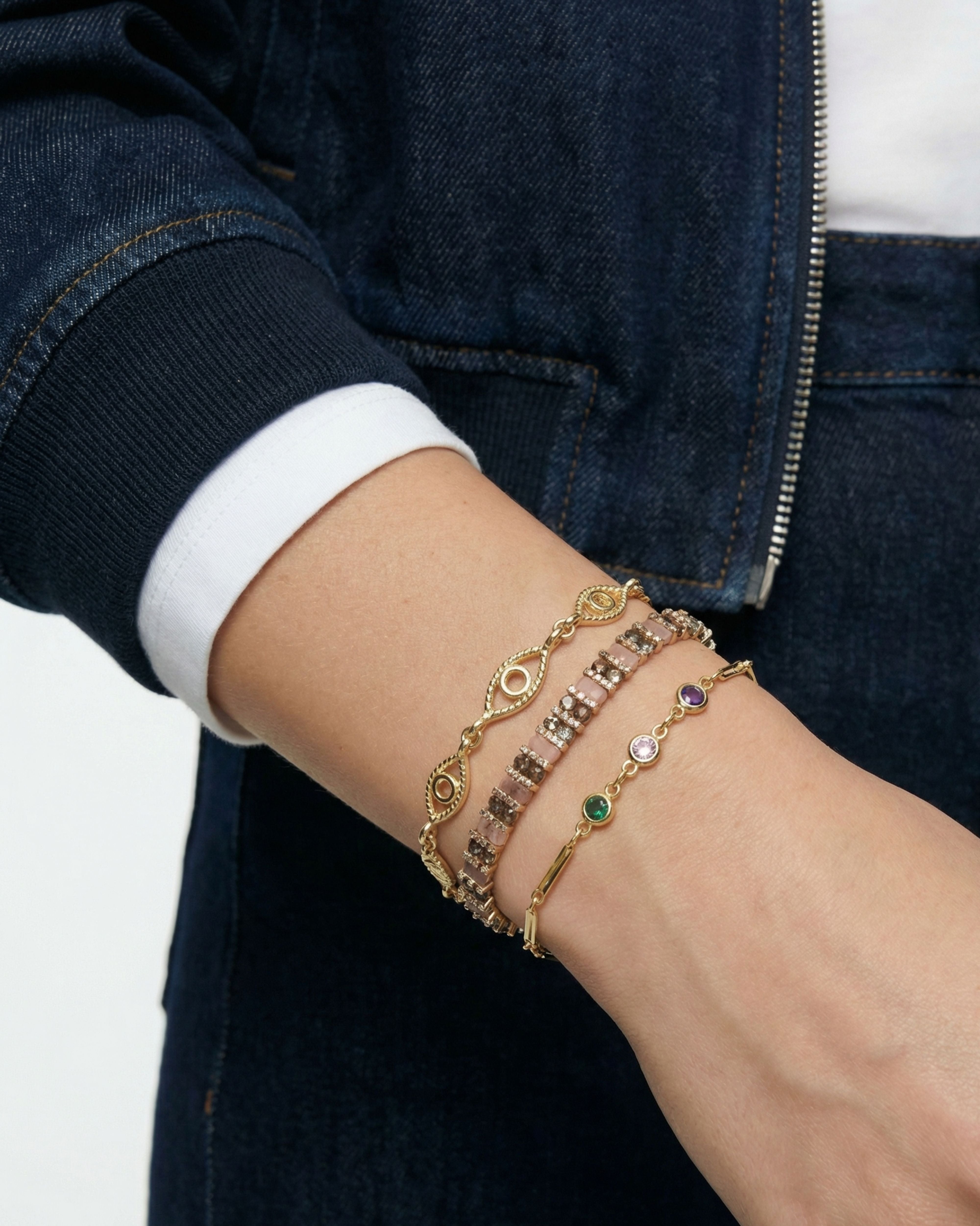 ETERNAL GAZE GOLD PLATED BRACELET