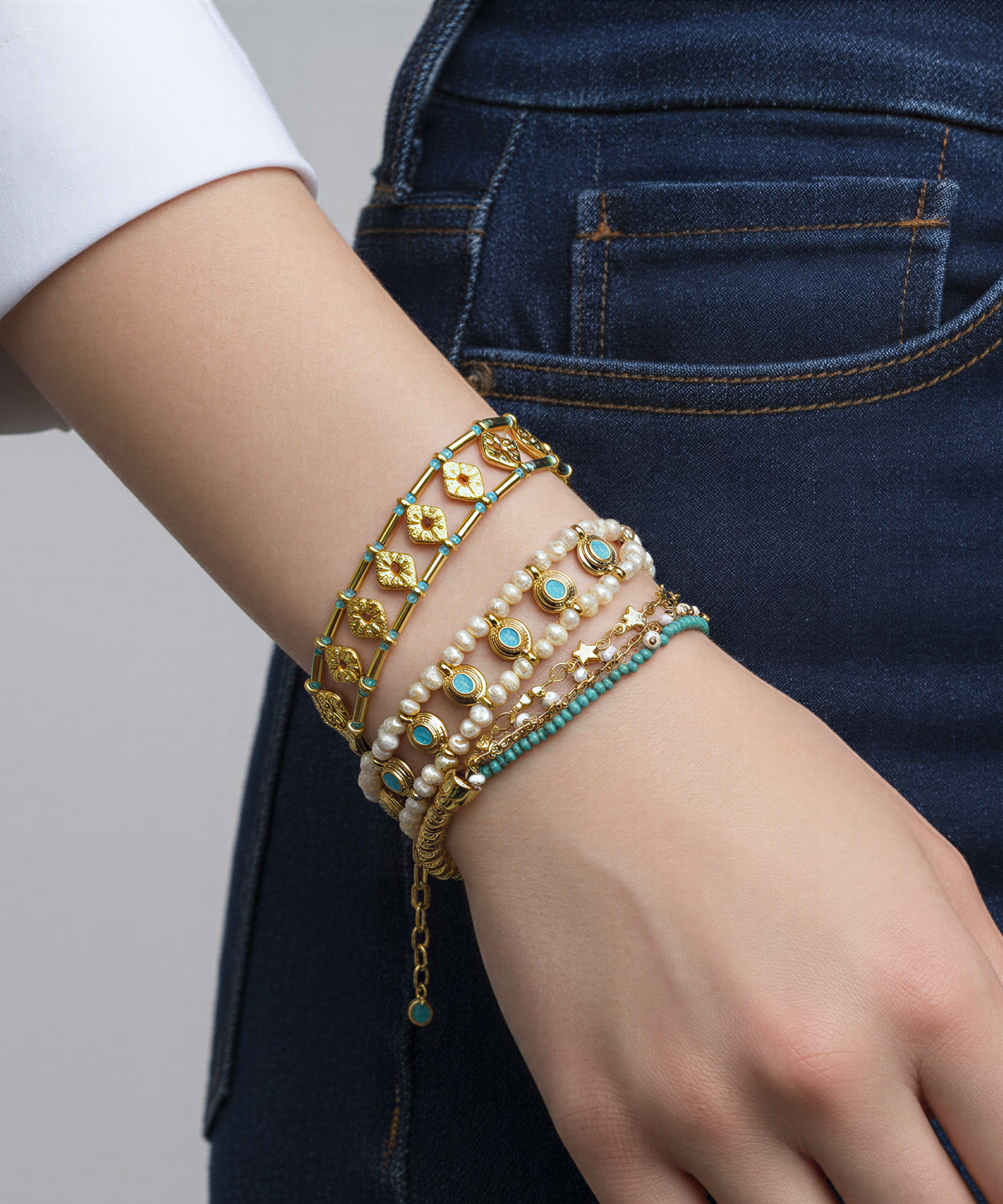 LAGUNA TURQUOISE PEARL BRACELET