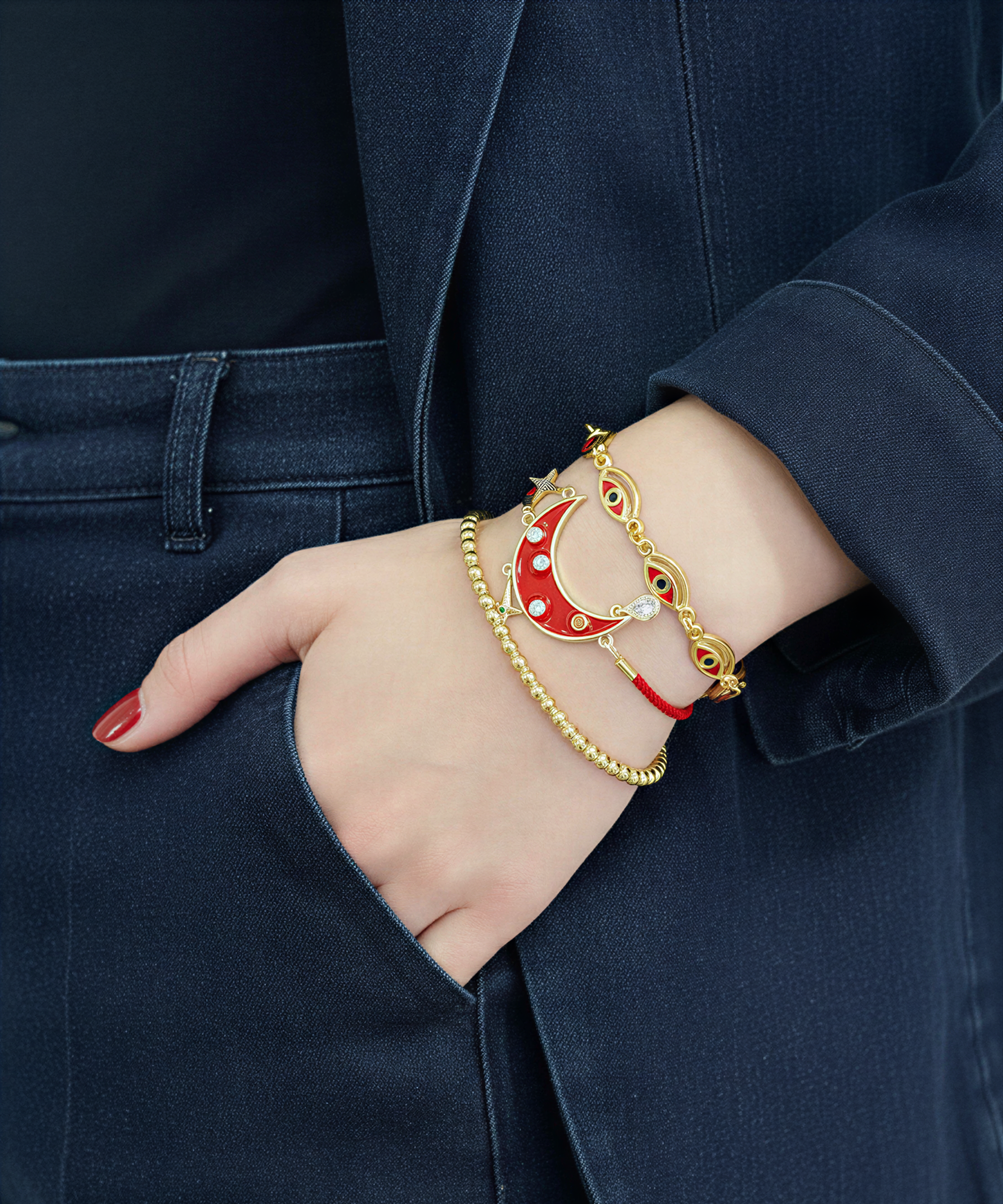 MOONLIGHT RED BRACELET