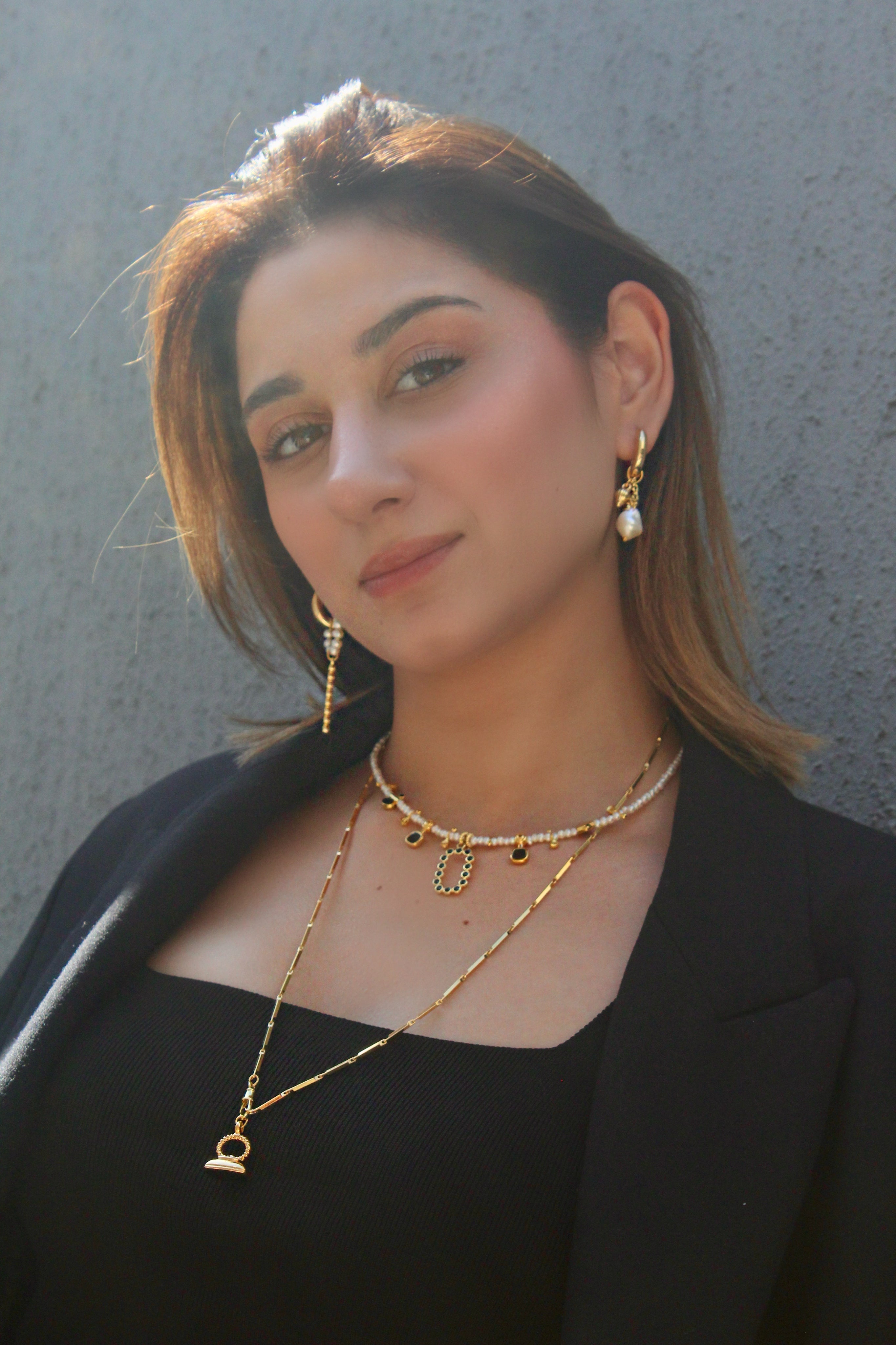 MIDNIGHT İNCİ KOLYE