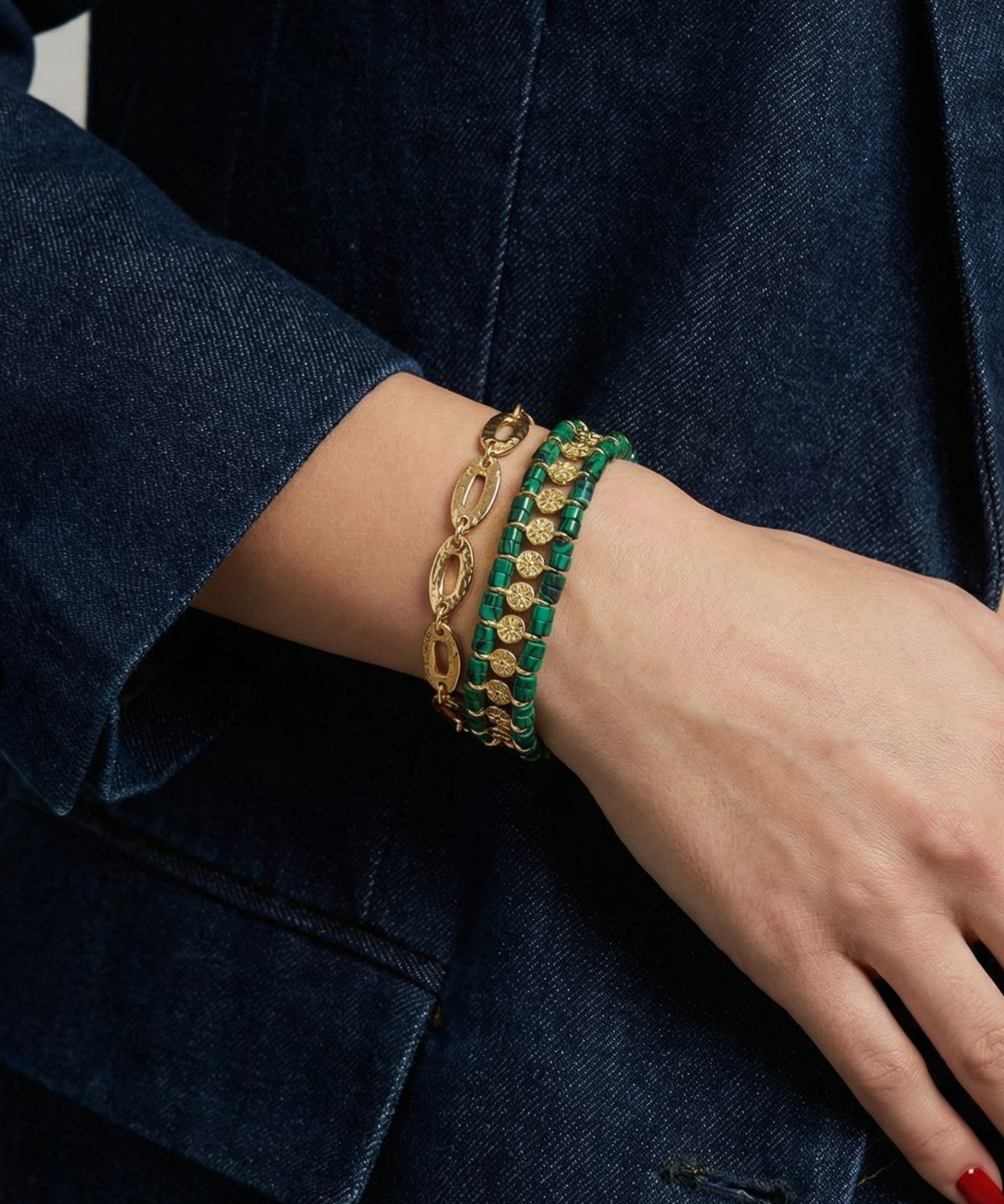 GOLDEN HUE GOLD PLATED BRACELET