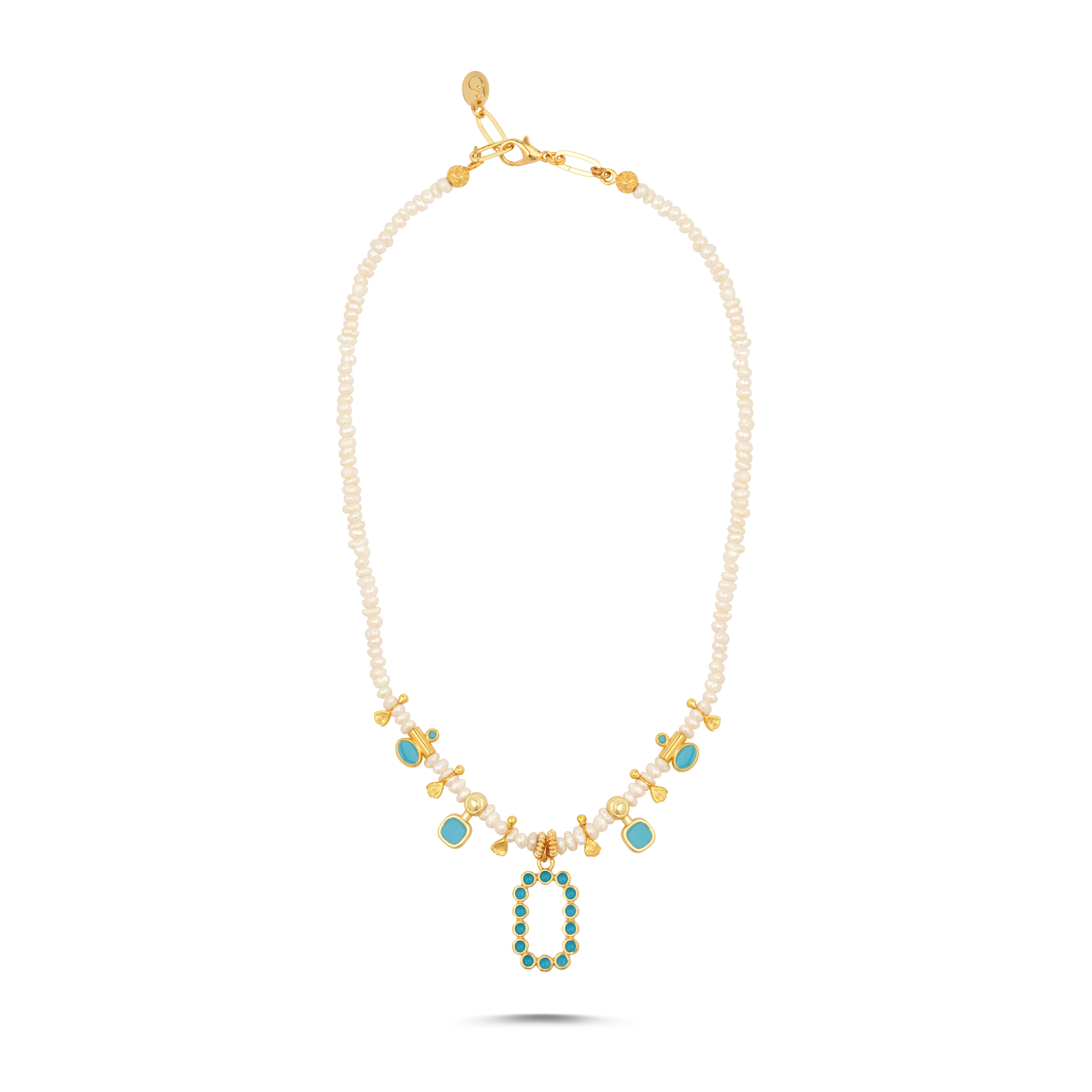 AZURE PEARL NECKLACE