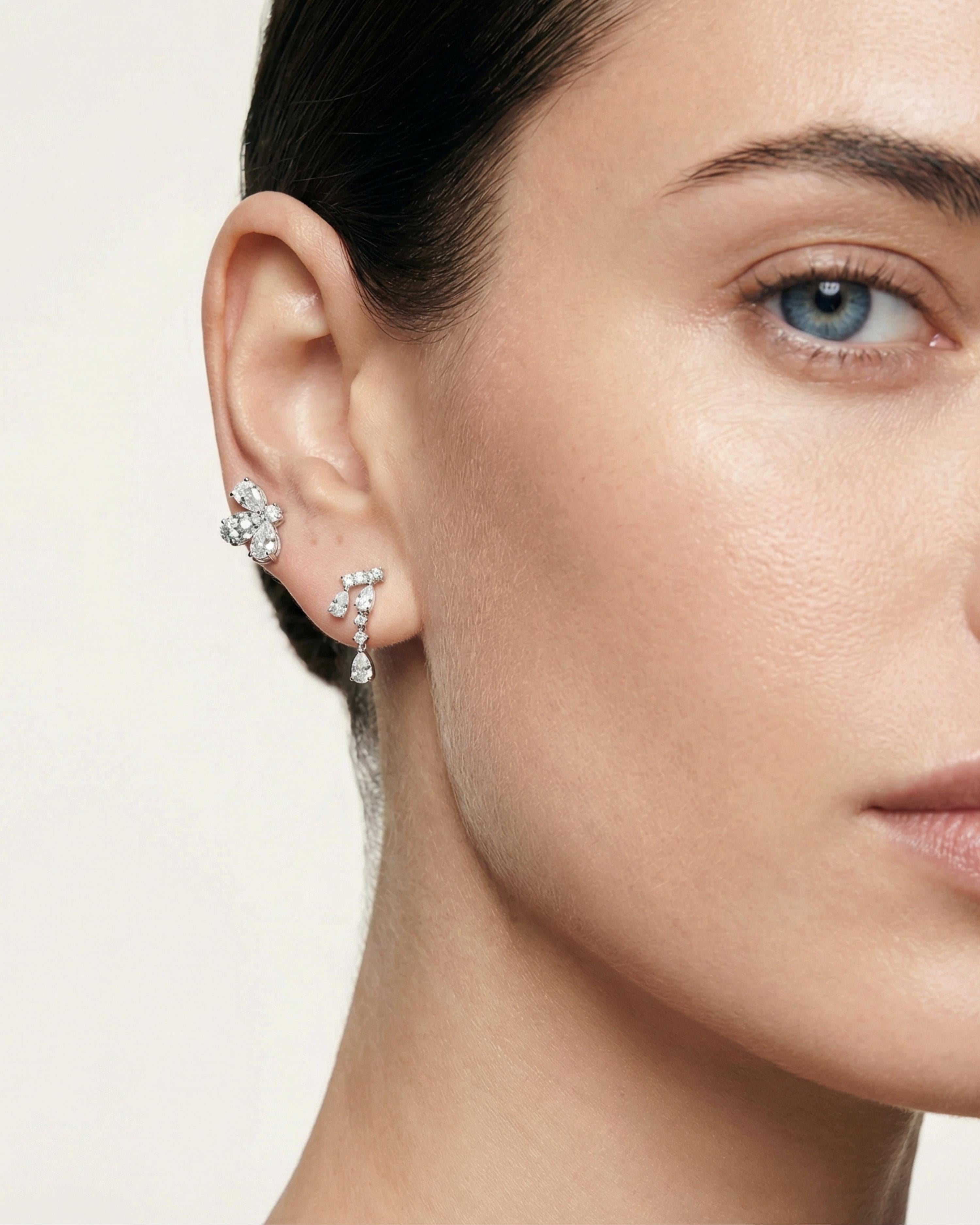 BEE LOVE SILVER PLATED EARRINGS