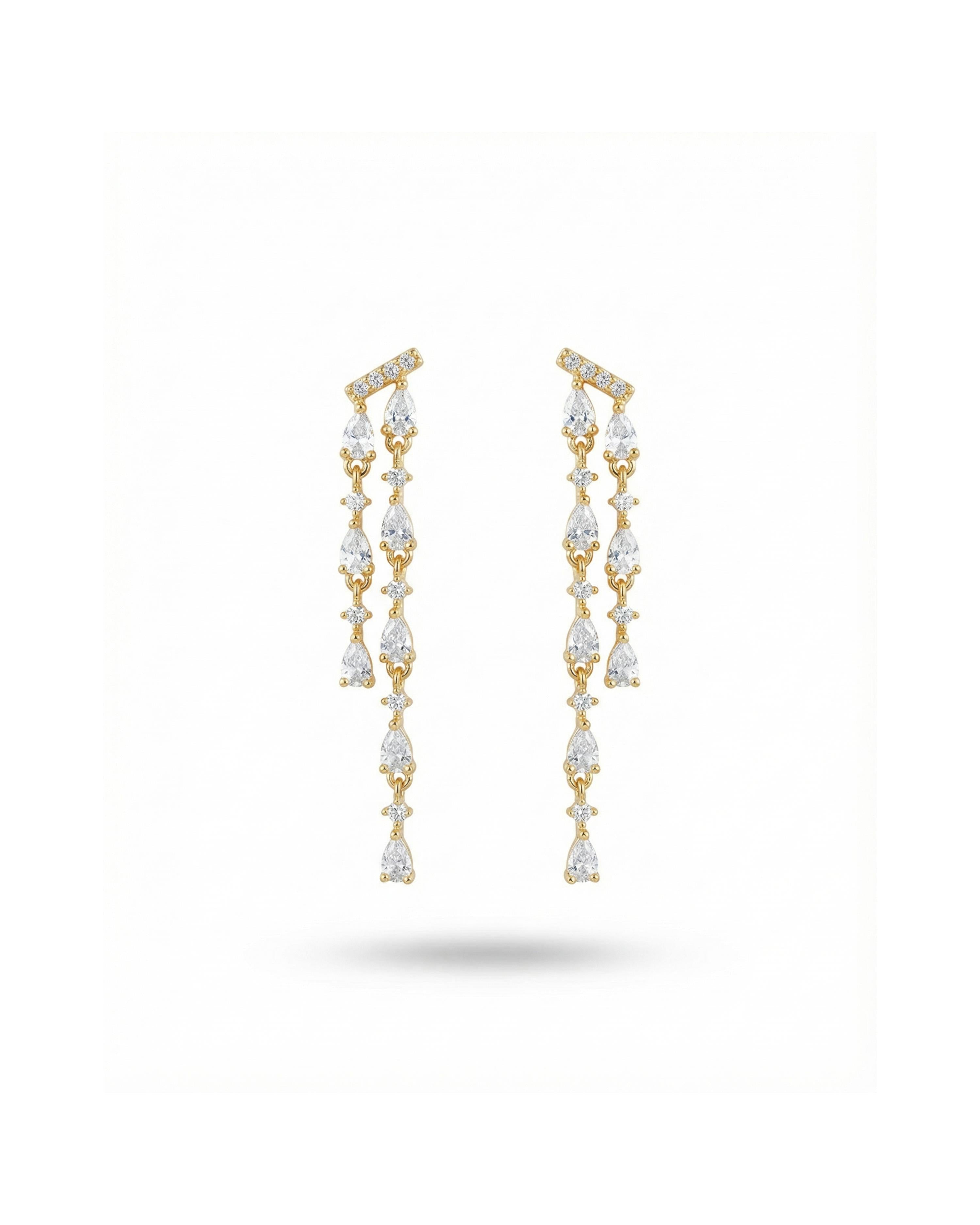 MIDNIGHT ICONS GOLD PLATED EARRINGS