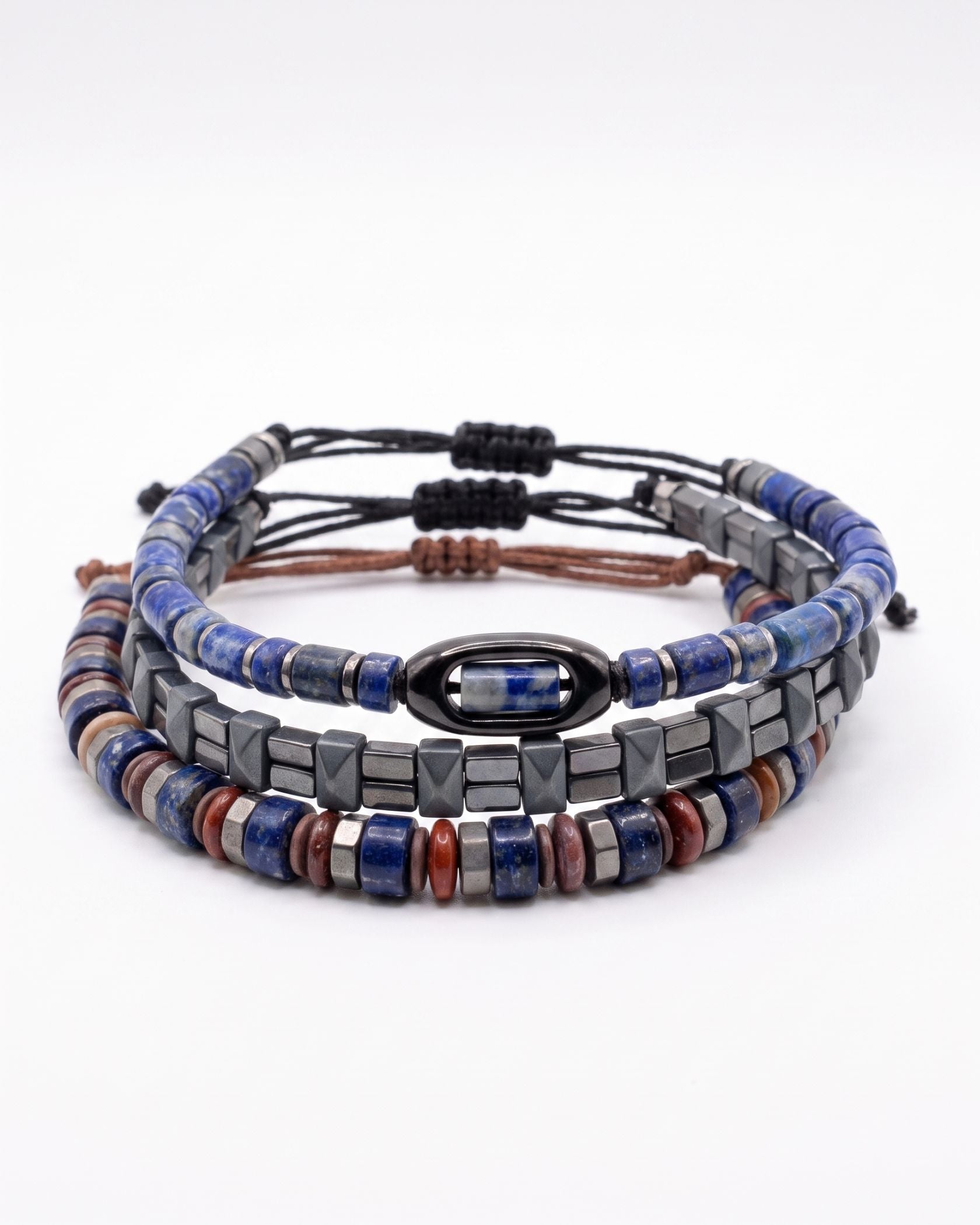 OBSIDIAN TOTEM BİLEKLİK SETİ
