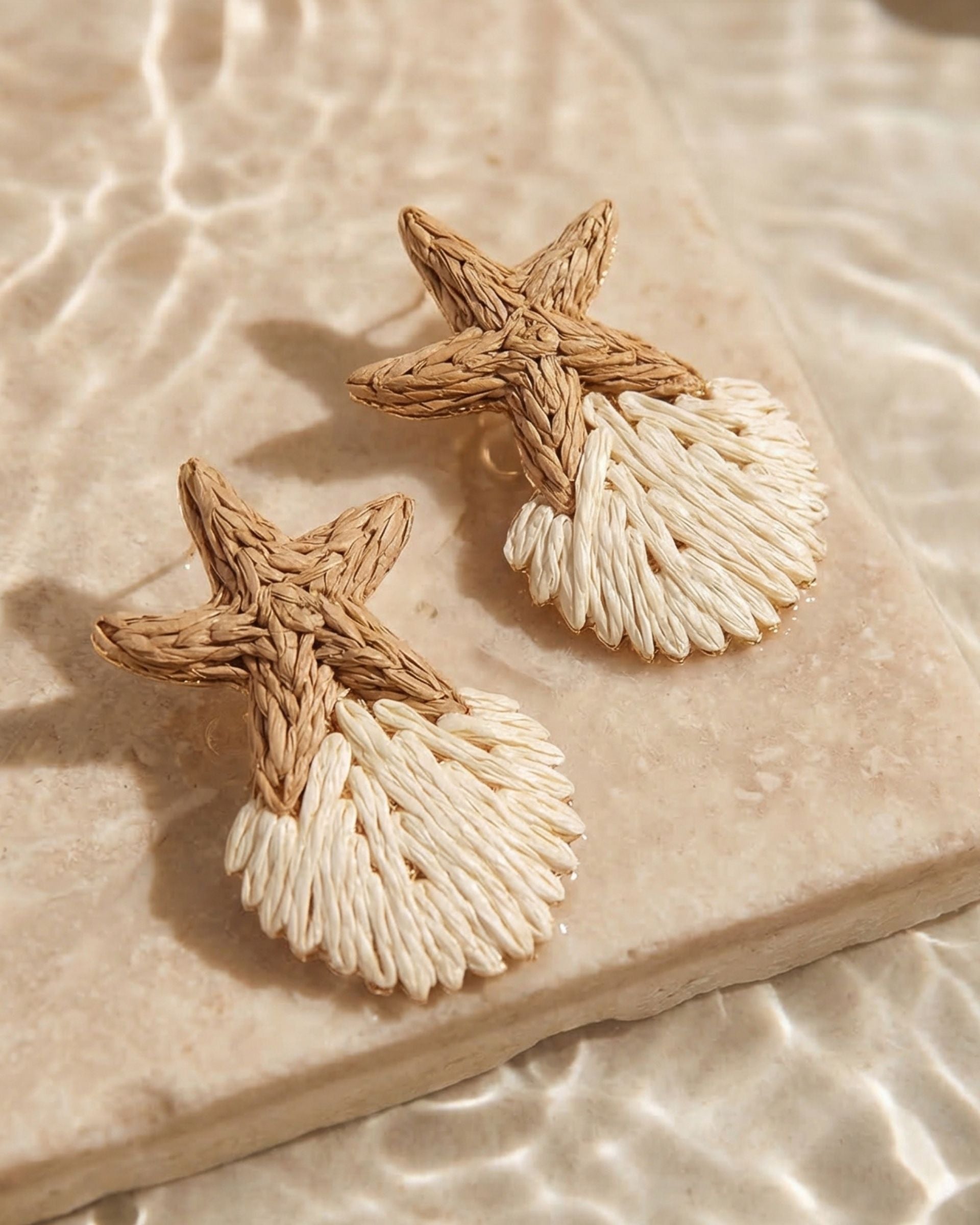 TIDE TREASURE SAND BEIGE EARRINGS