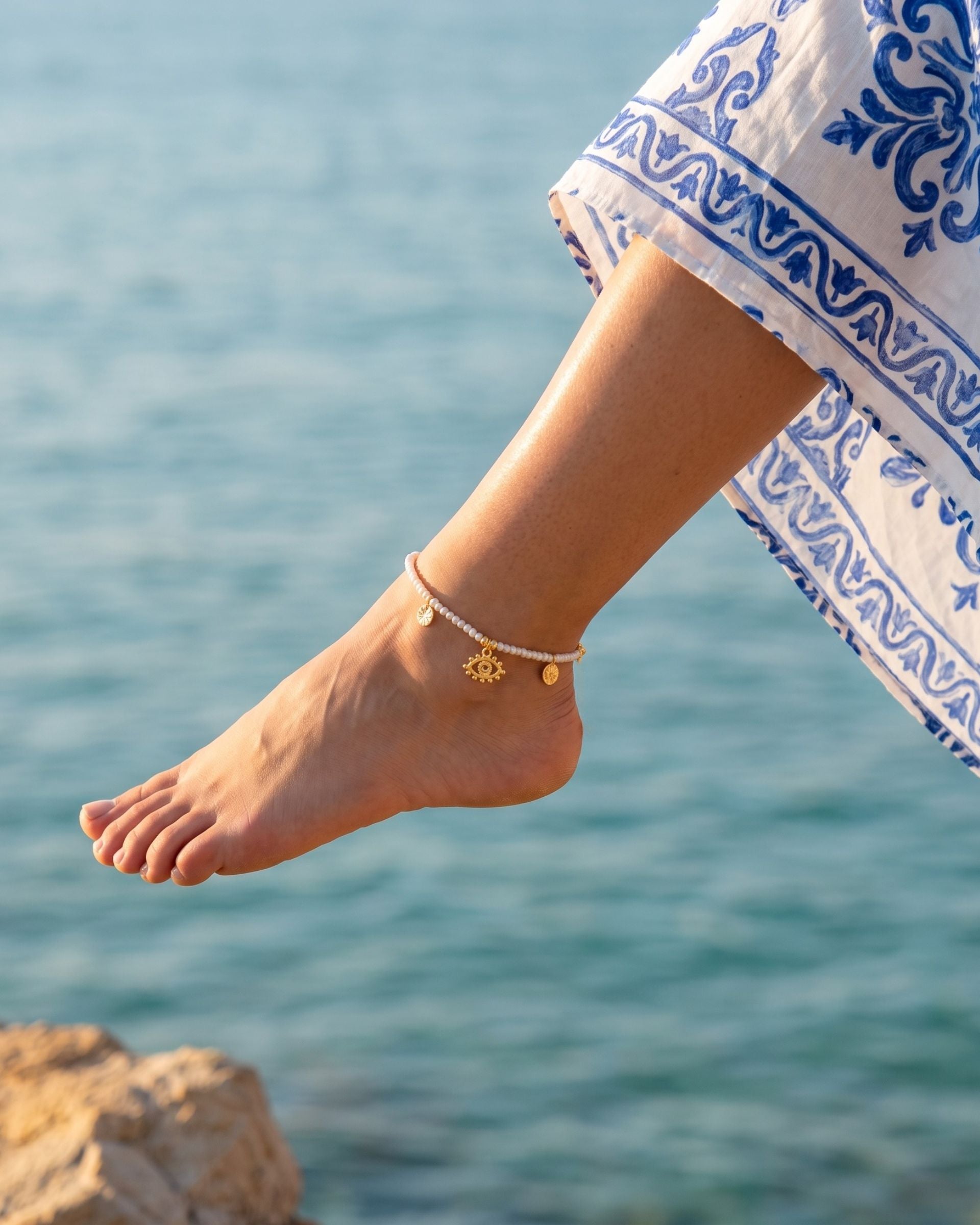 PEARL GUARDIAN ANKLET