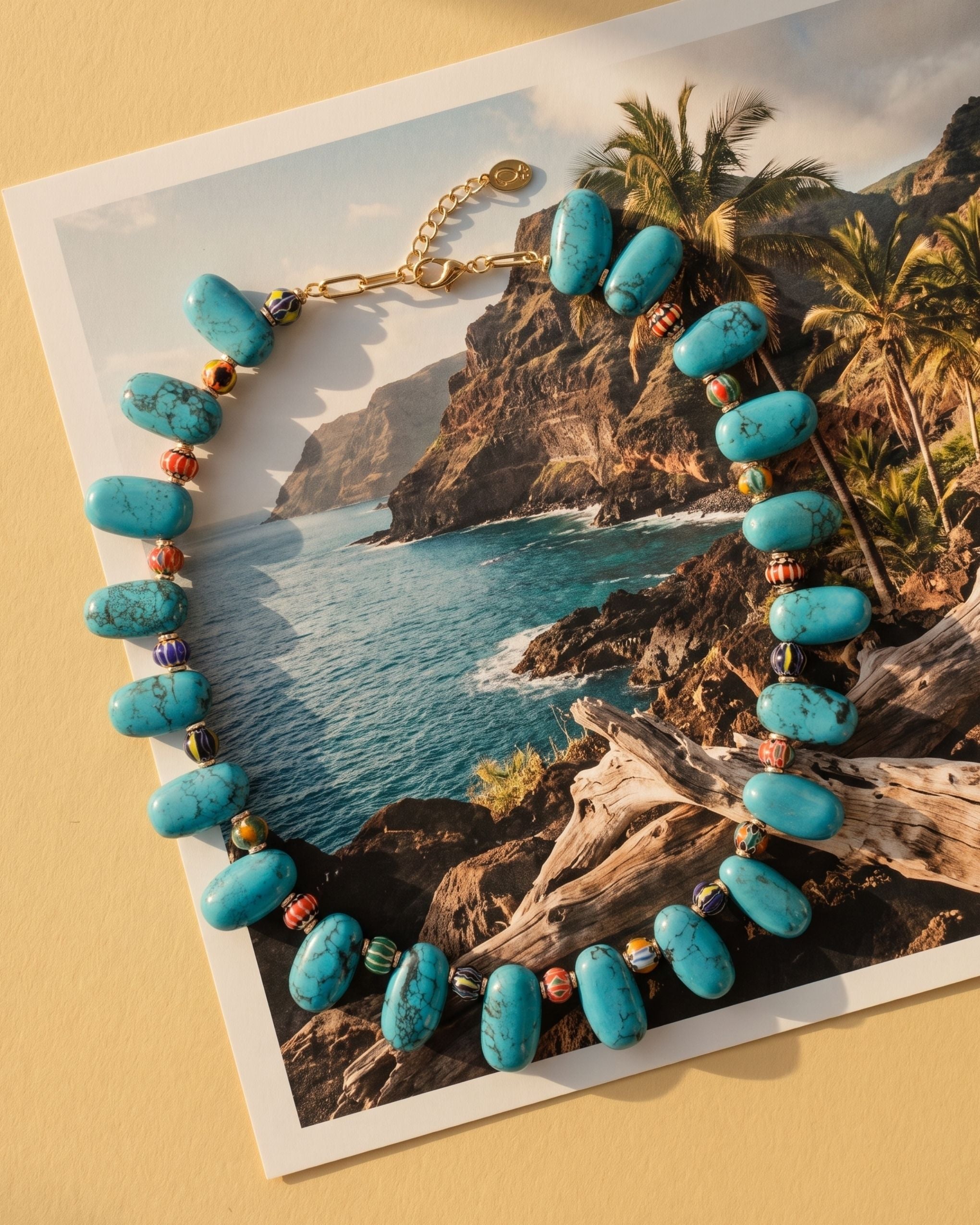 AZUREA NOMAD TURQUOISE NECKLACE