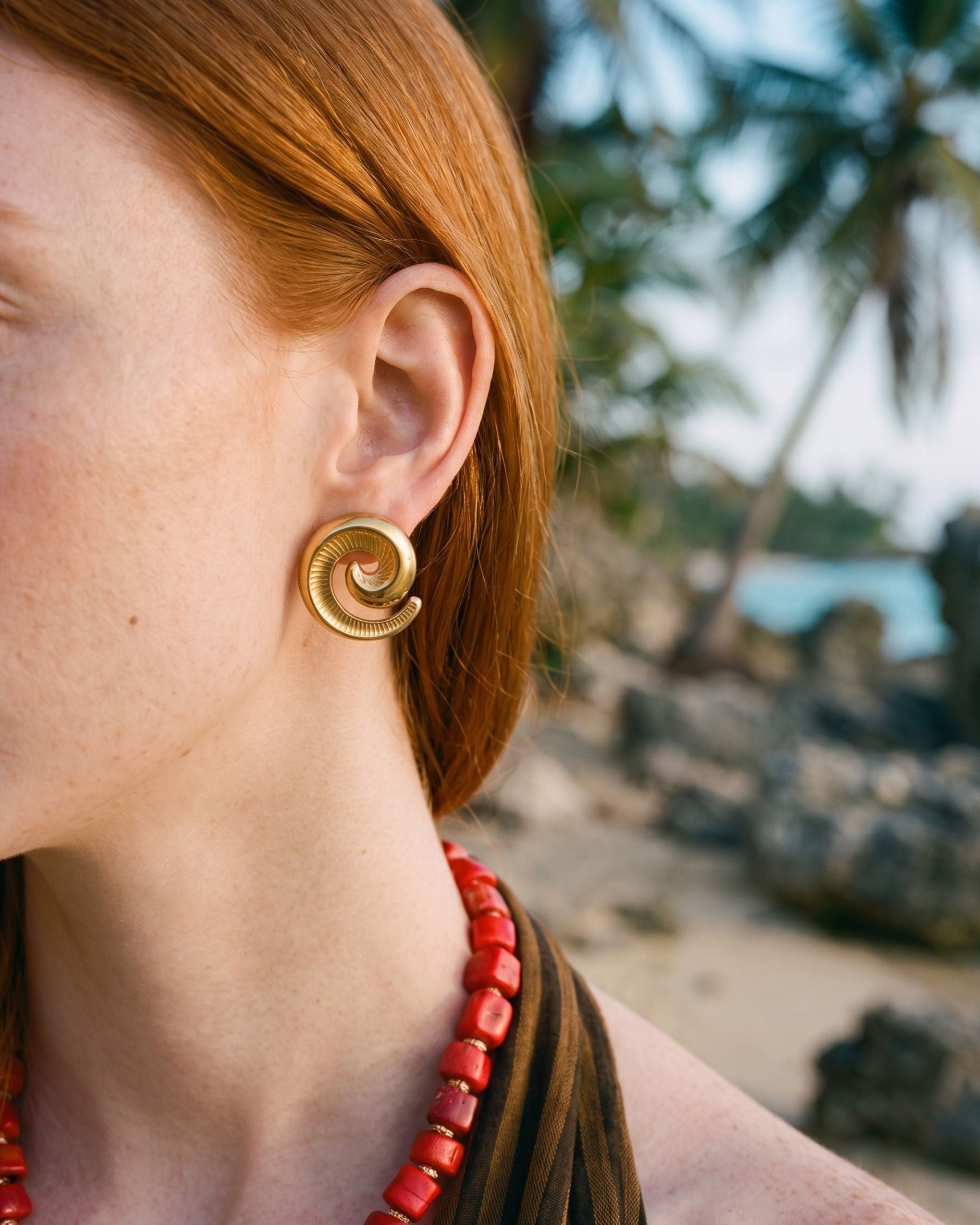 ONDA SPIRAL EARRINGS