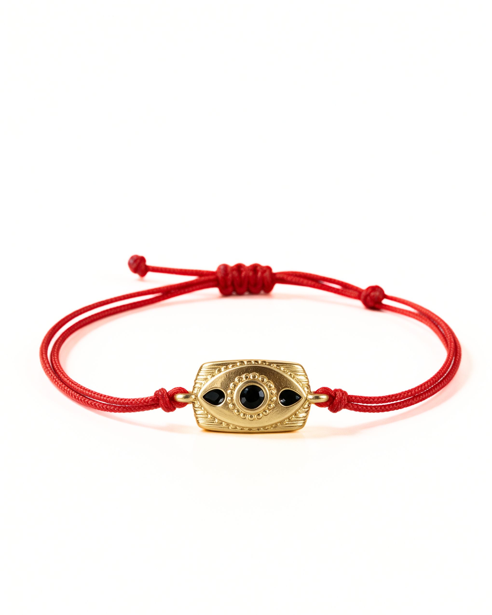 MIDNIGHT GUARDIAN RED ROPE BRACELET
