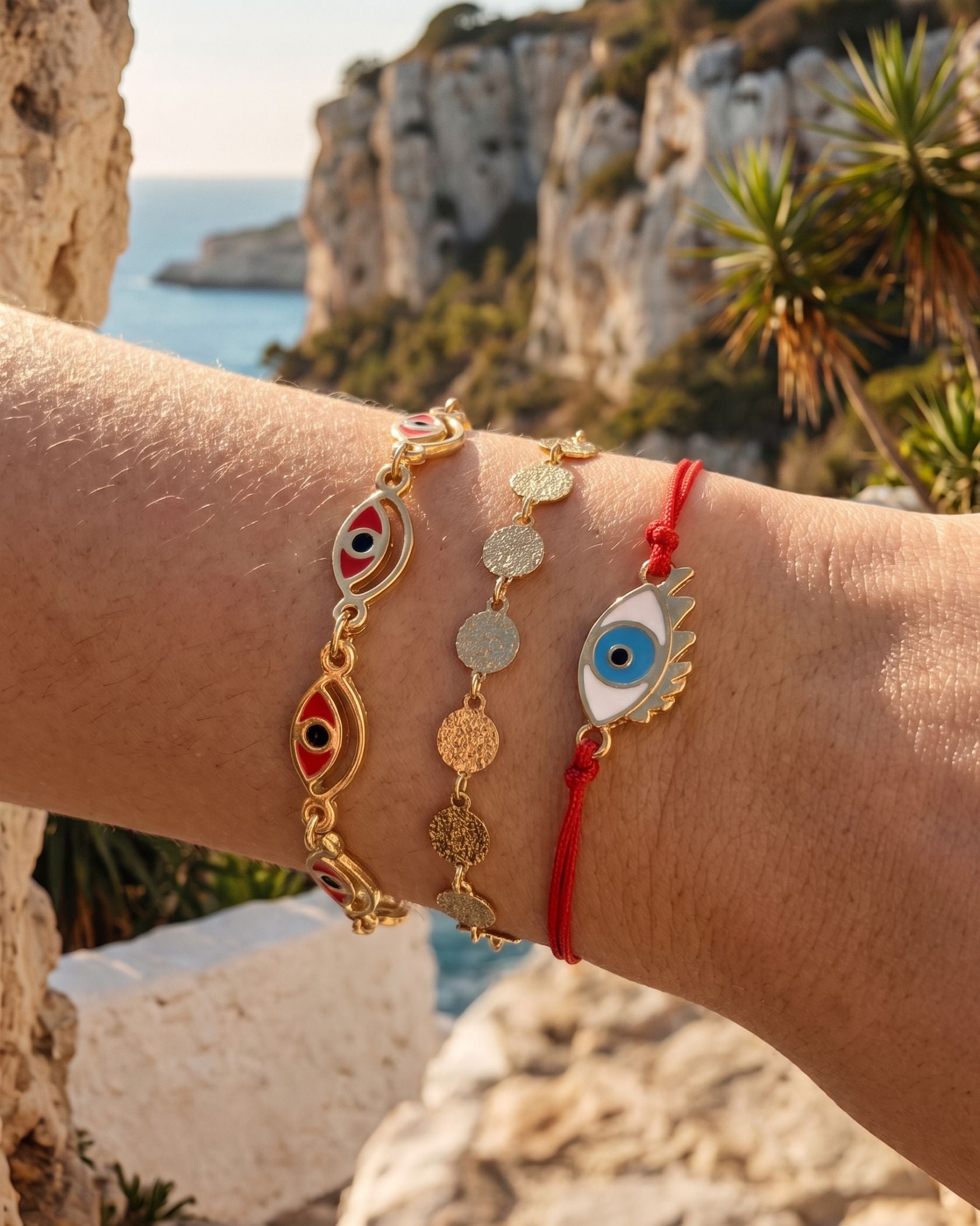 MUSE EYE KIRMIZI İP BİLEKLİK
