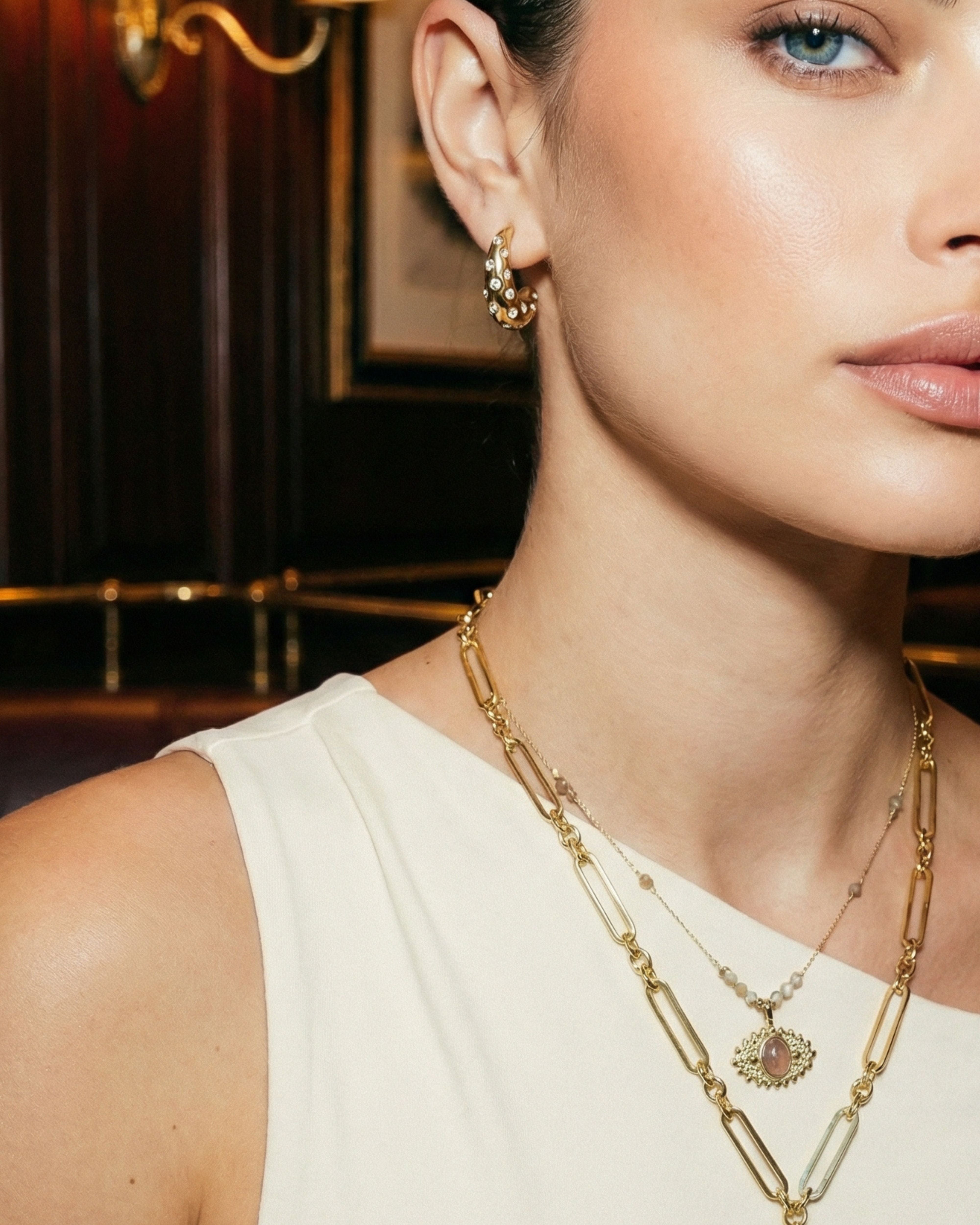 AURA EVIL EYE NECKLACE