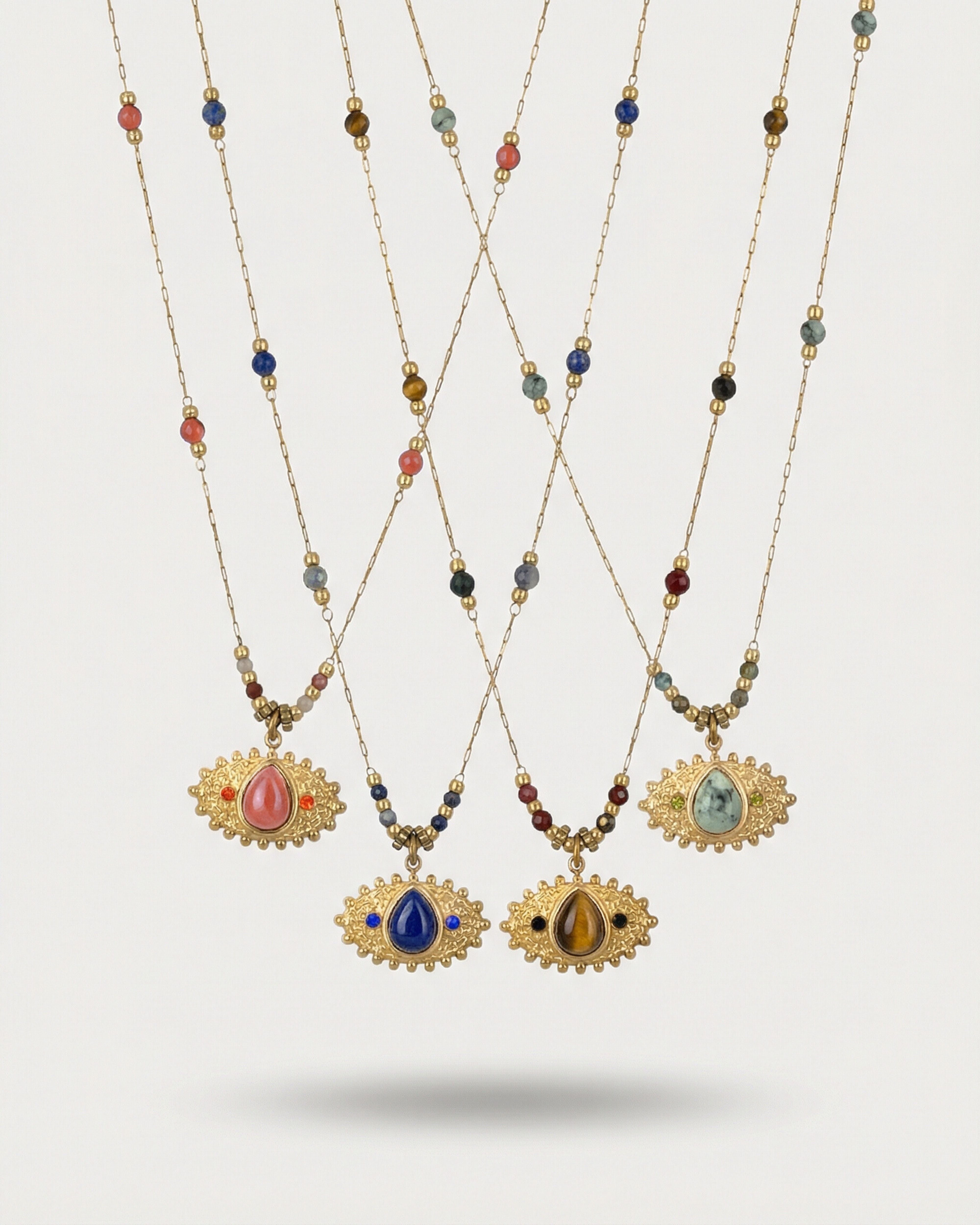 AURA EVIL EYE NECKLACE