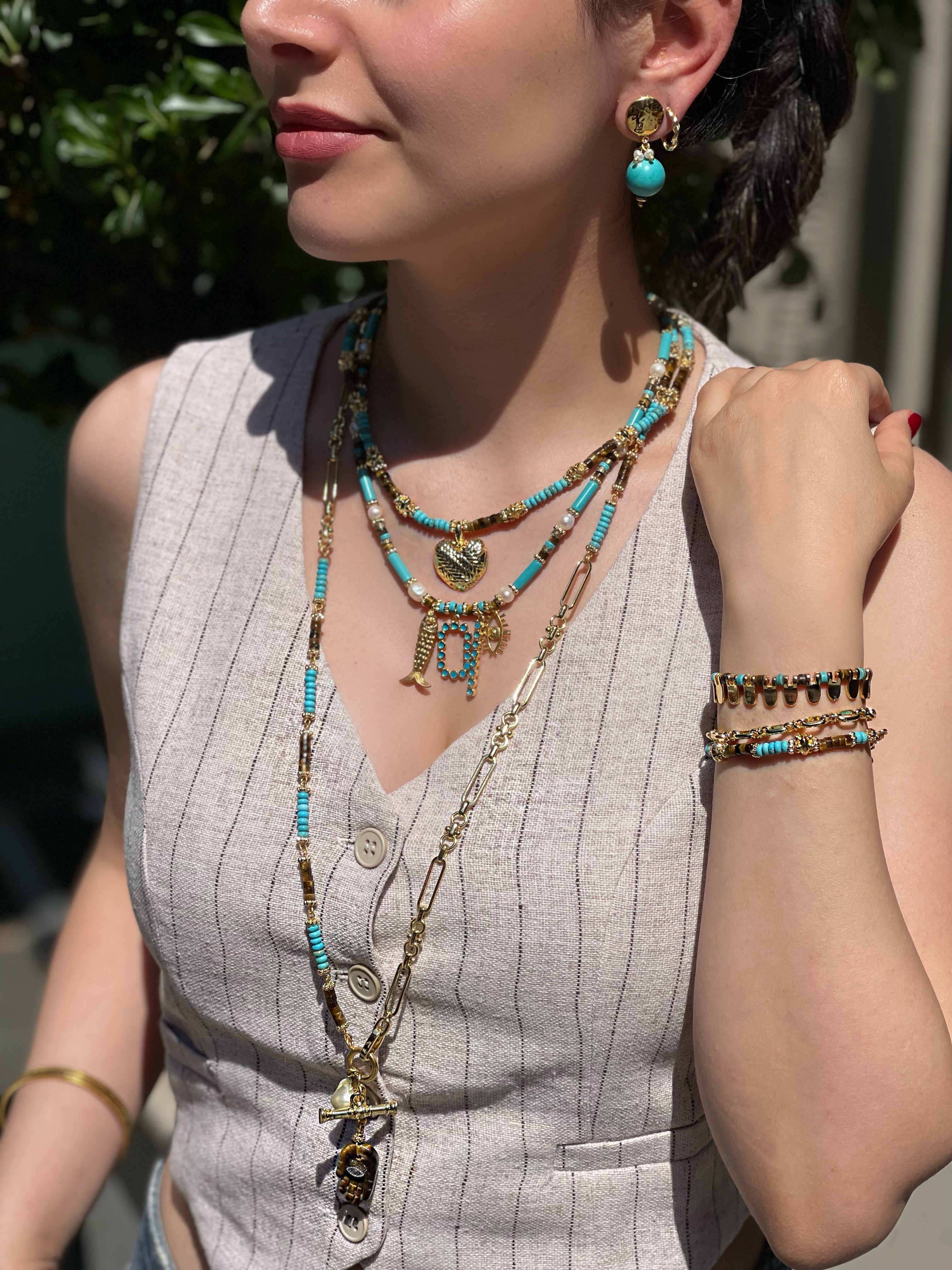YOUR SIDE MARBELLA HAMSA NECKLACE