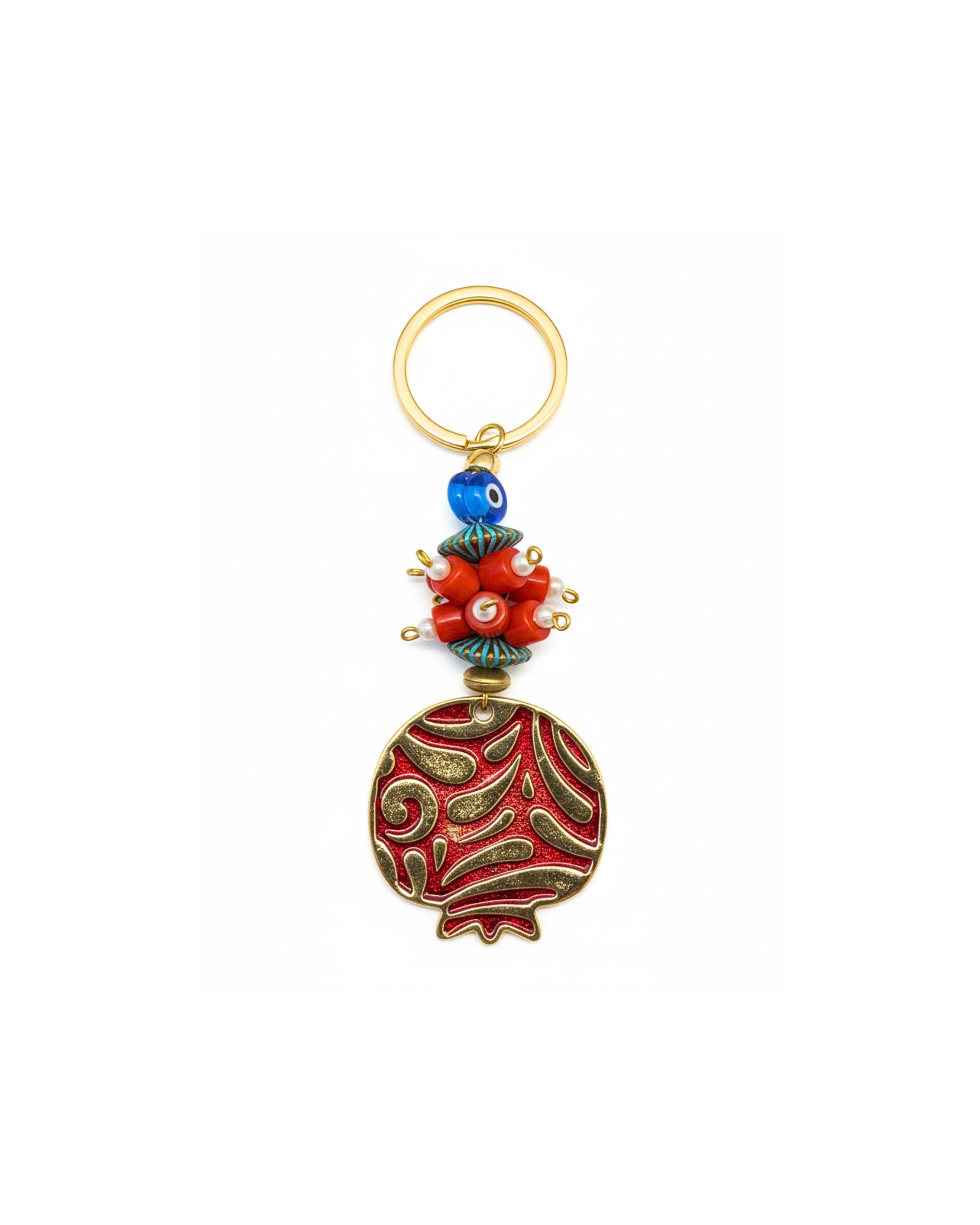 BEREKET RED POMEGRANATE KEYCHAIN / BAG CHARM